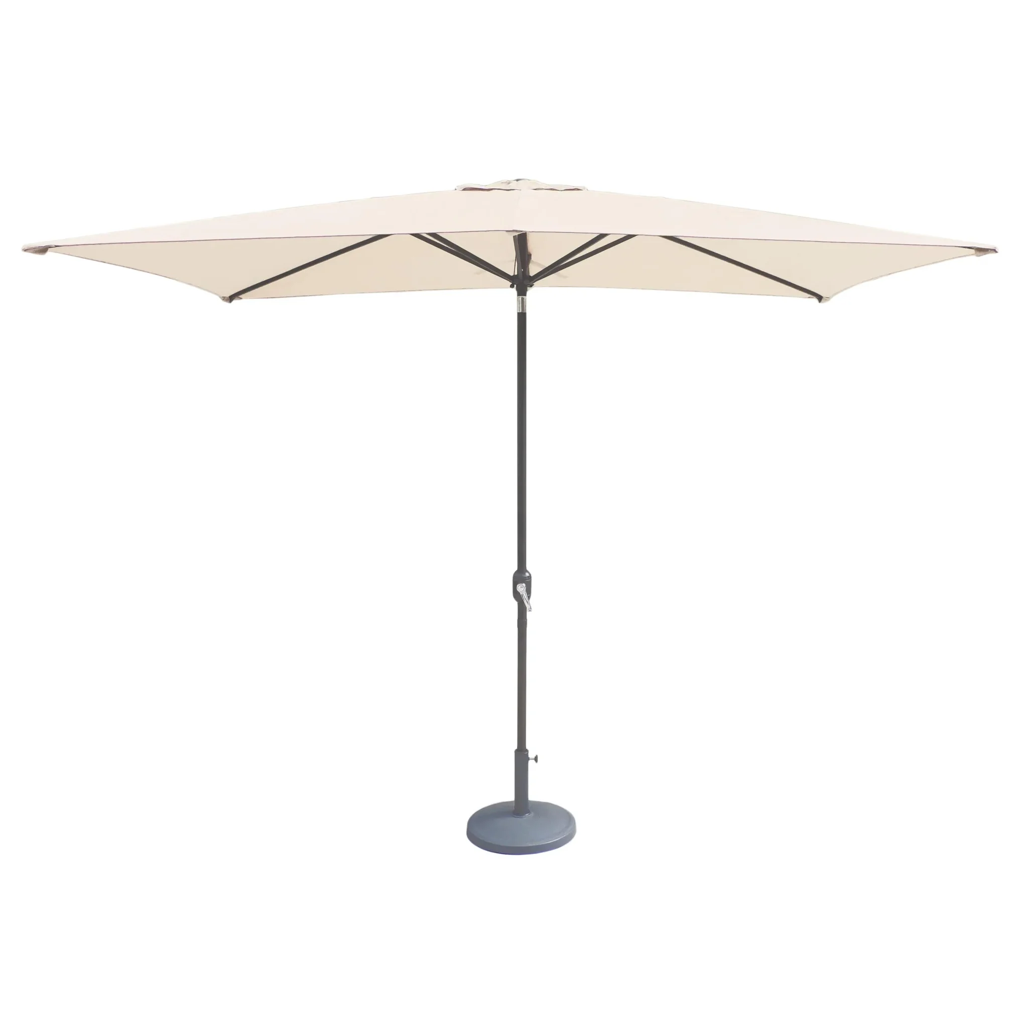 2.7 x 3m Rectangular Parasol Aluminium - Image 4