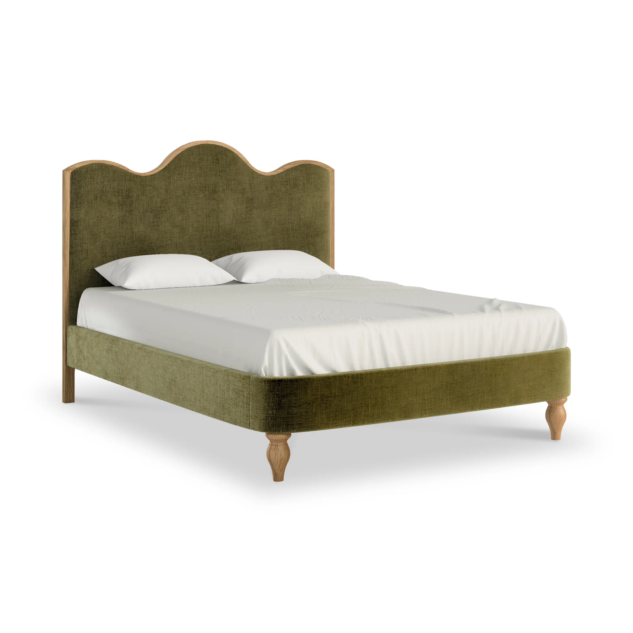 Alderley Oak Upholstered Bed Frame - Image 12