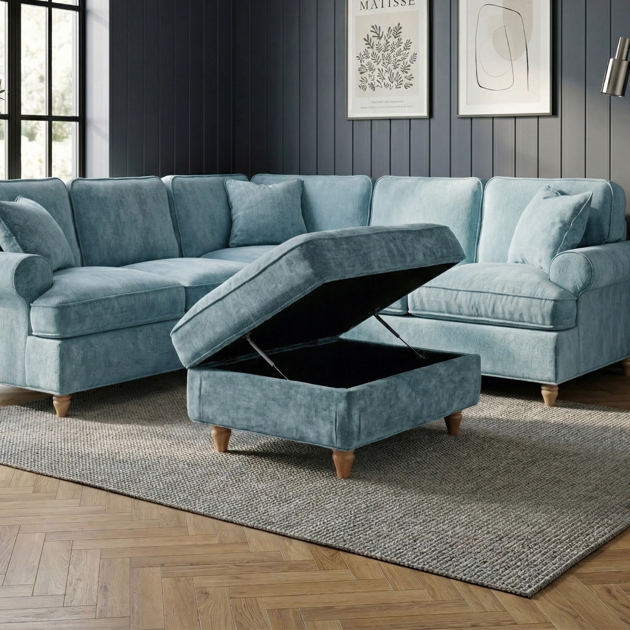 Alfie, Arthur and Archie XL Universal Storage Footstool - Image 66