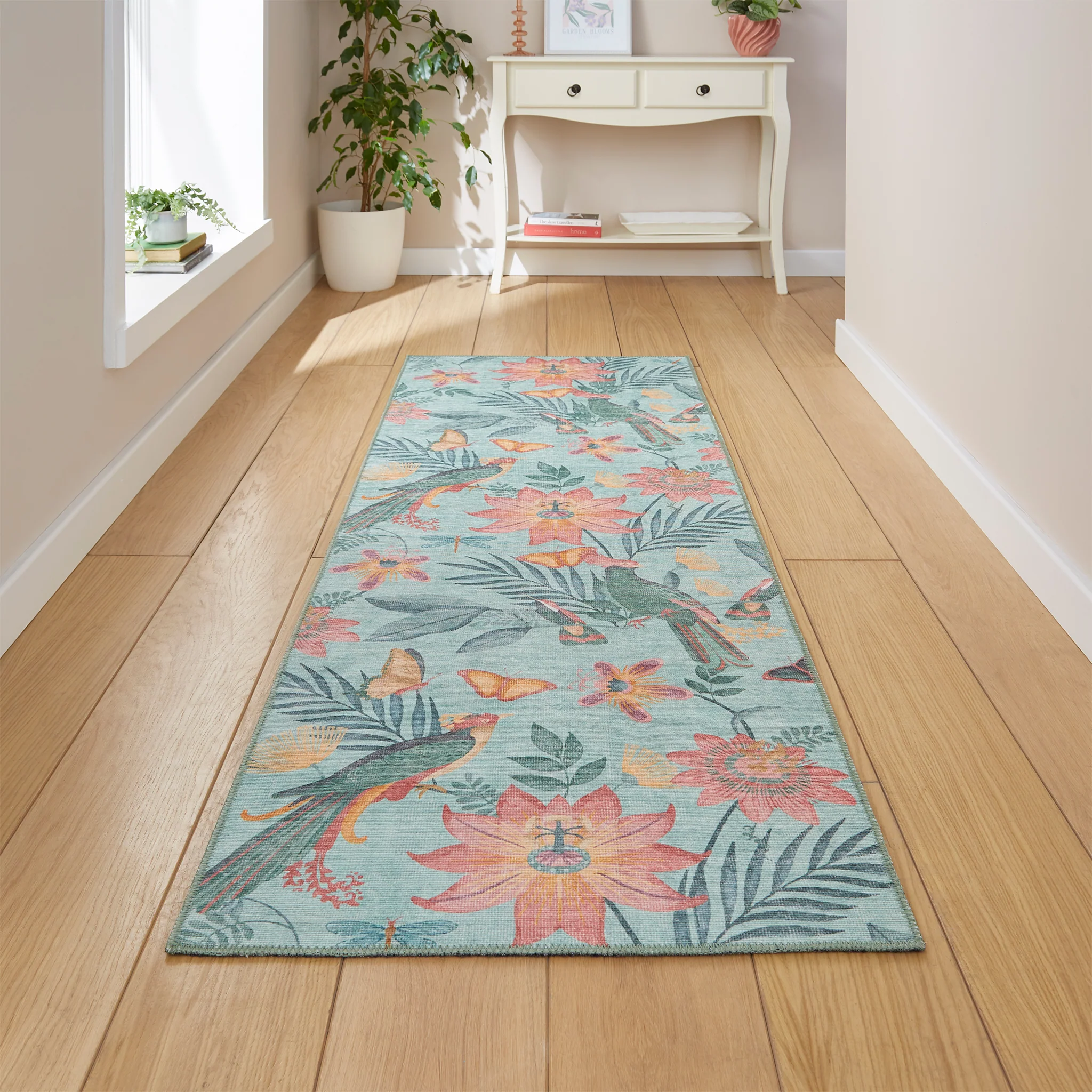 Amaya Tropical Birds Washable Rug - Image 33