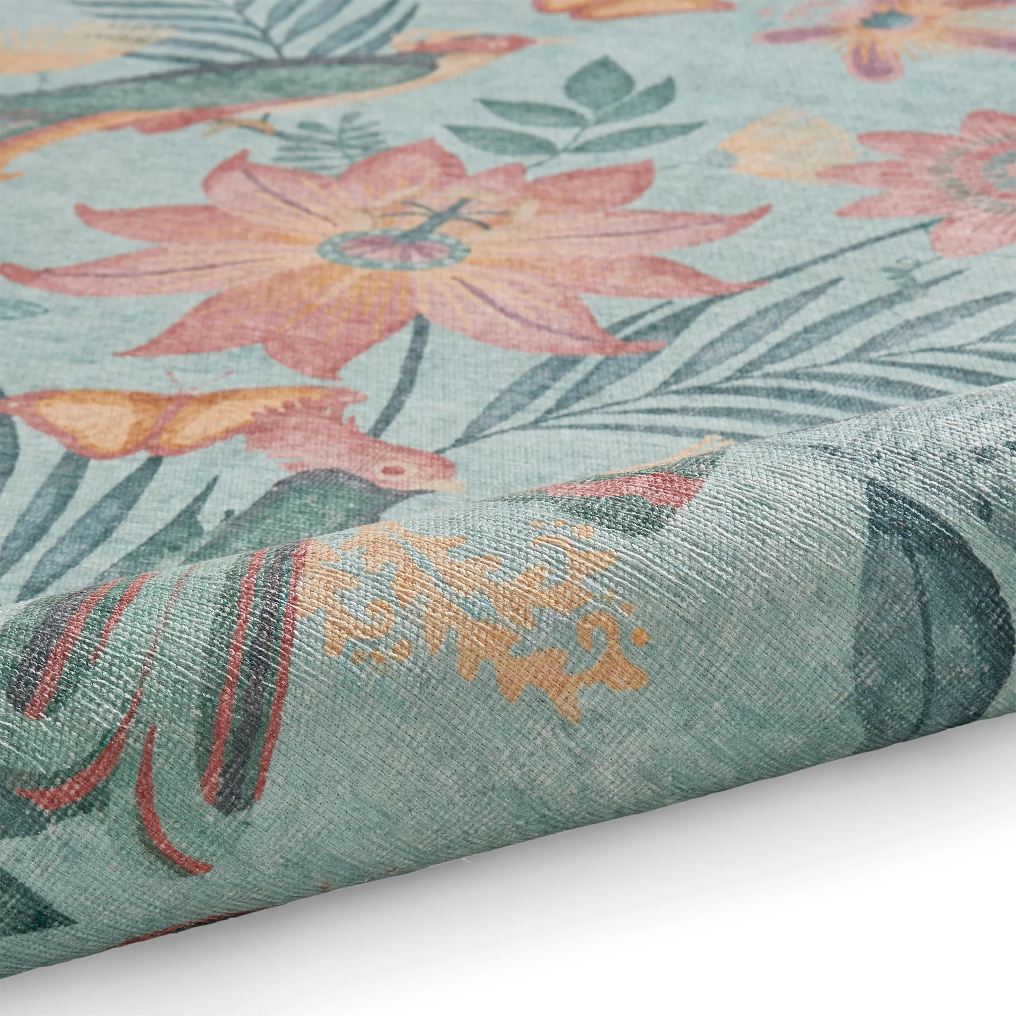 Amaya Tropical Birds Washable Rug - Image 34
