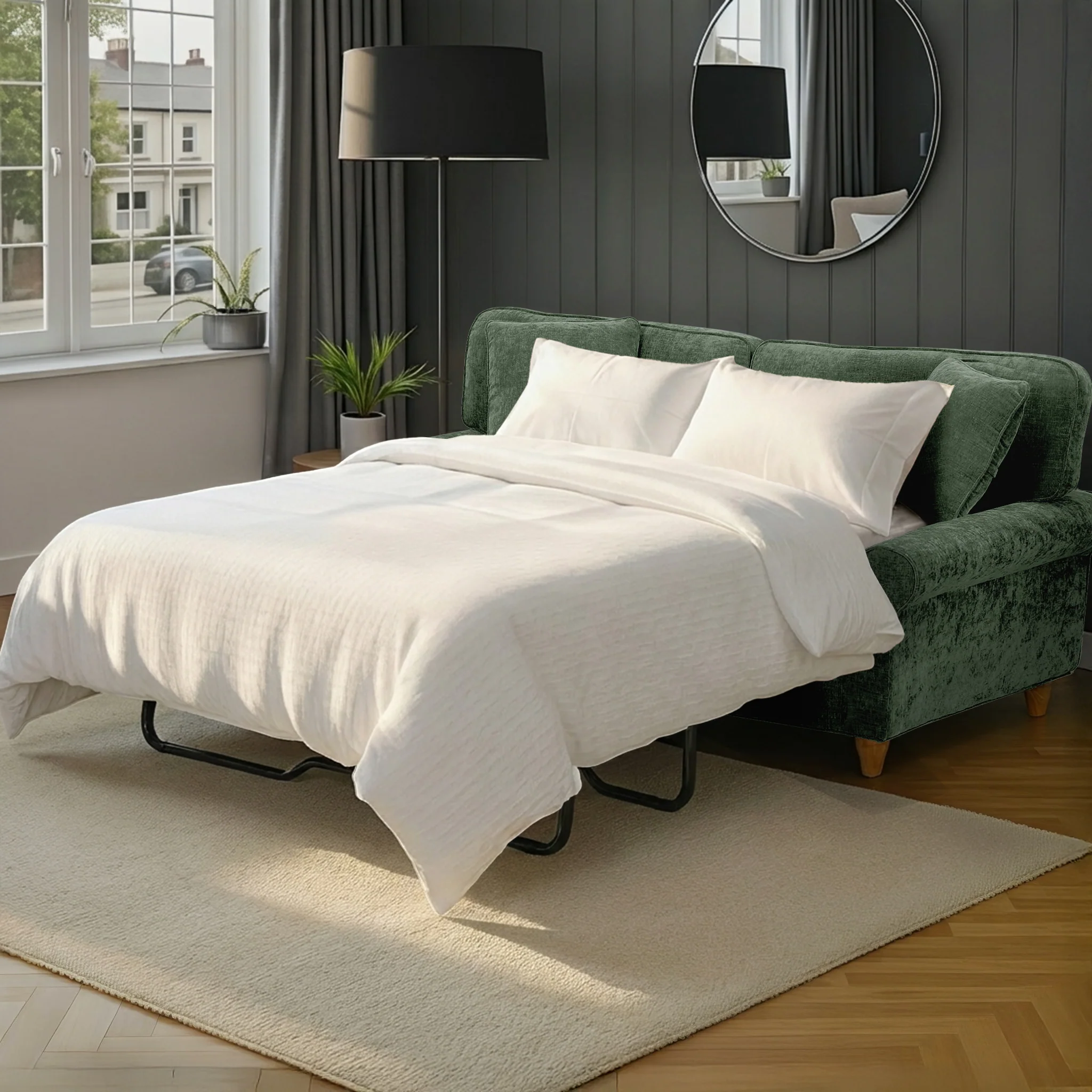 Archie 3 Seater Sofa Bed - Image 10