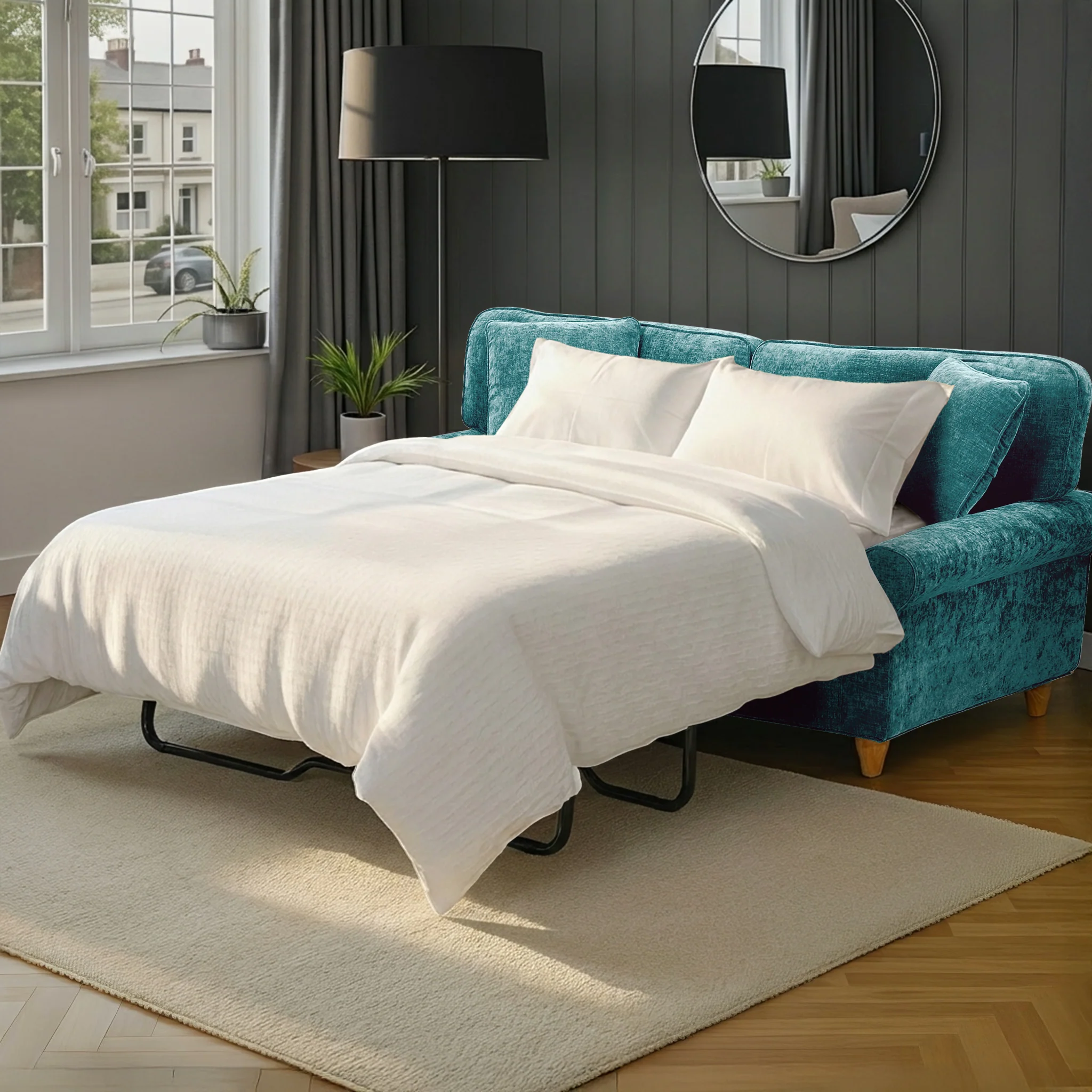 Archie 3 Seater Sofa Bed - Image 42