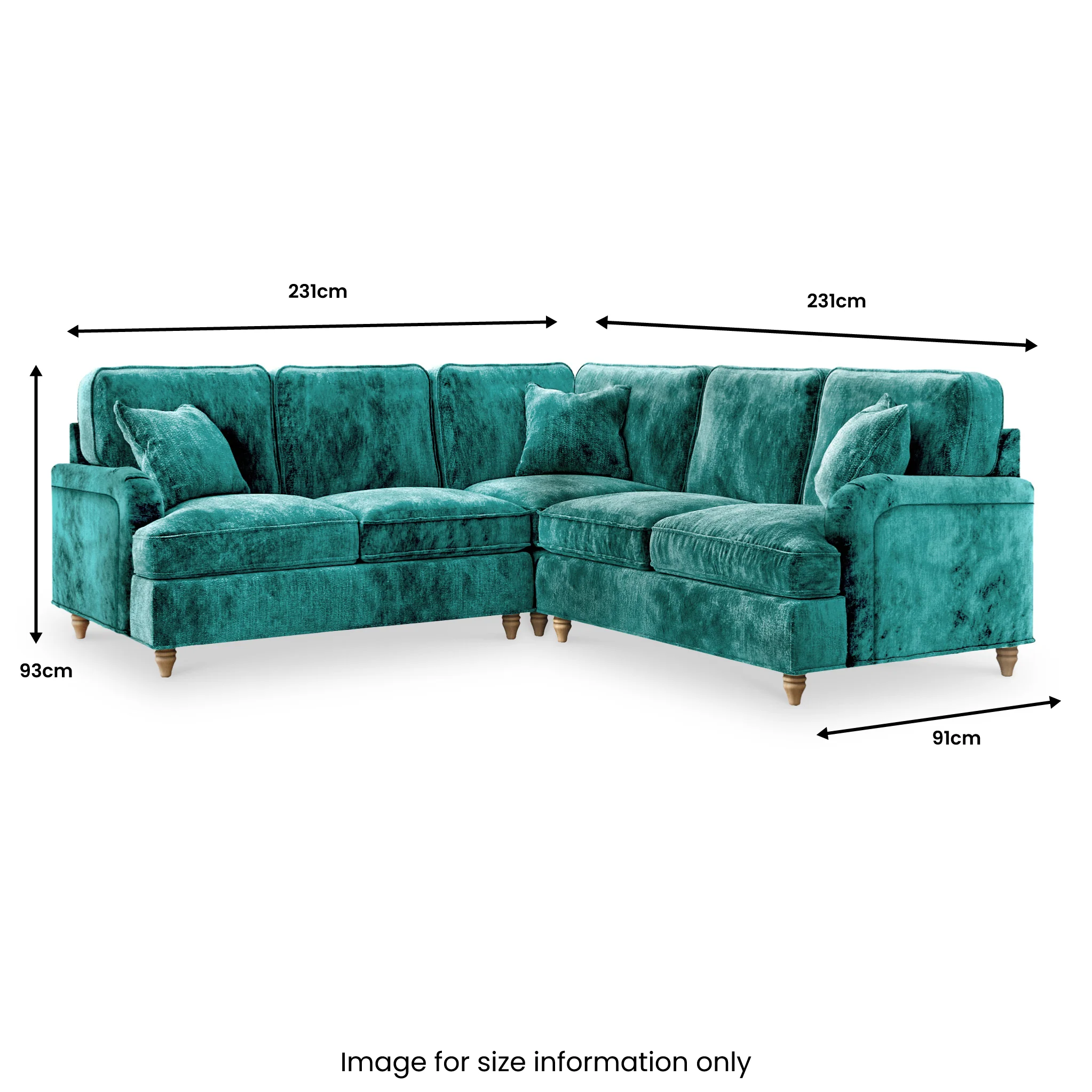 Arthur Large Corner Sofa - Image 46