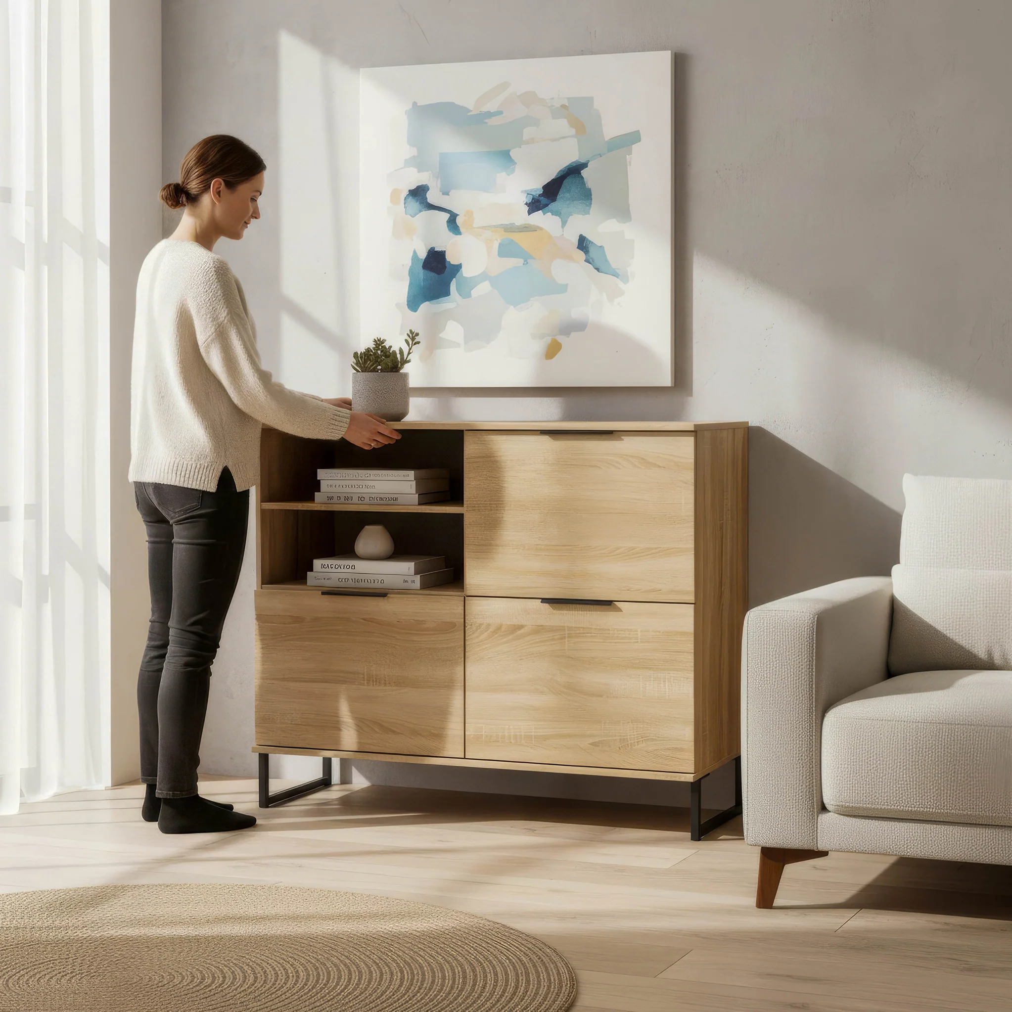 Ashbourne Drop Down Sideboard - Image 44