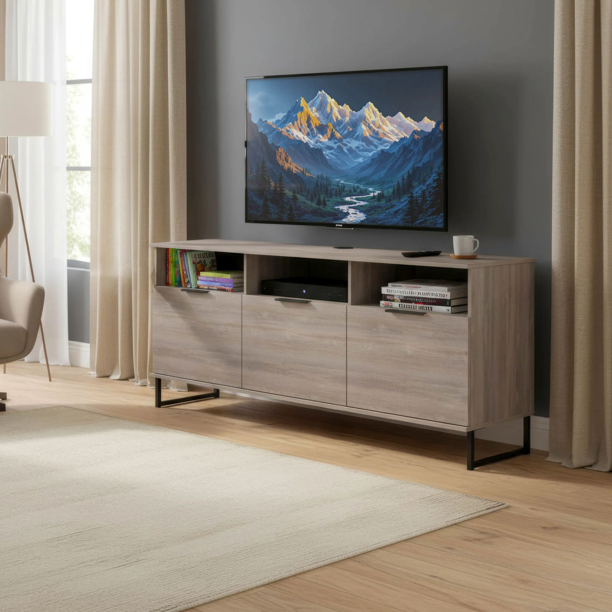Ashbourne Drop Down TV Unit - Image 2