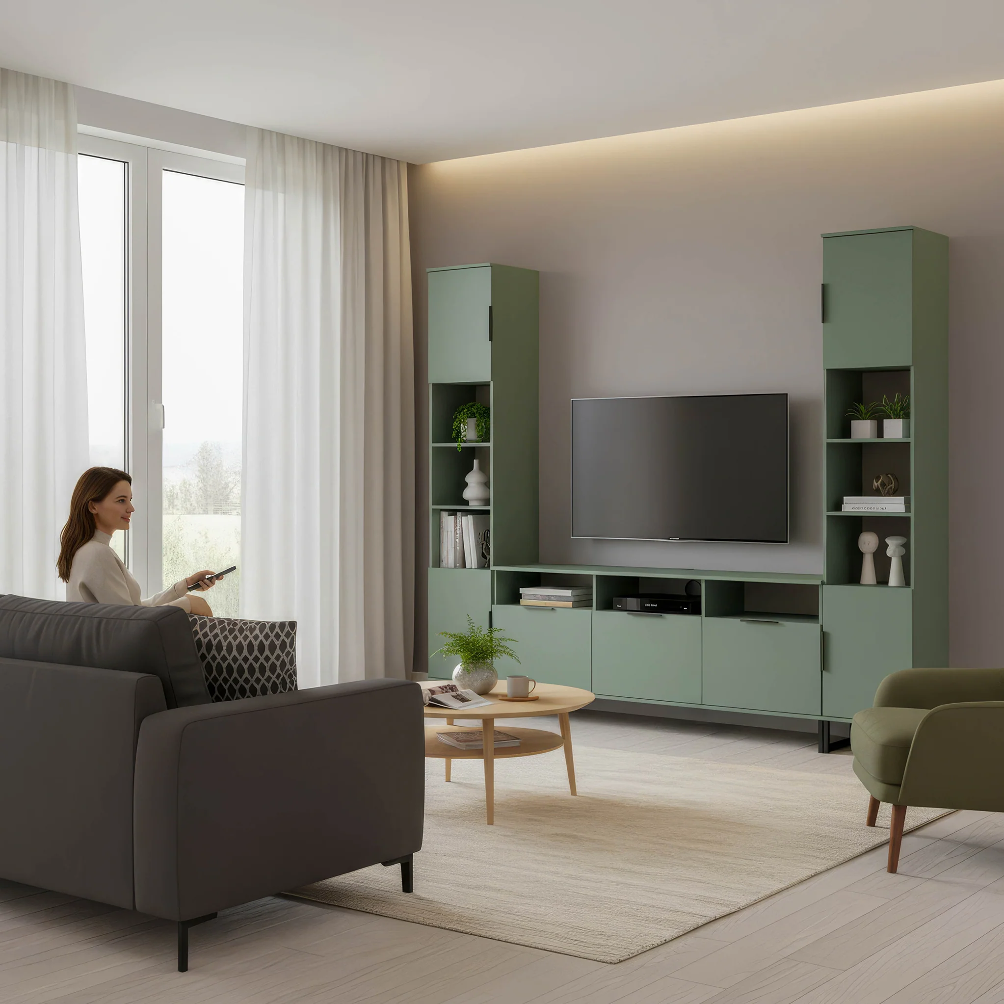 Ashbourne Media Wall TV Unit - Image 20