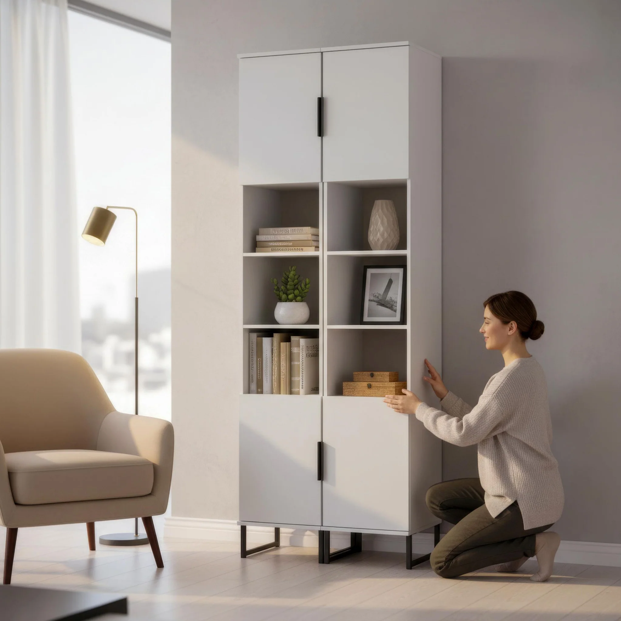 Ashbourne Tall Storage Cabinet - Image 26