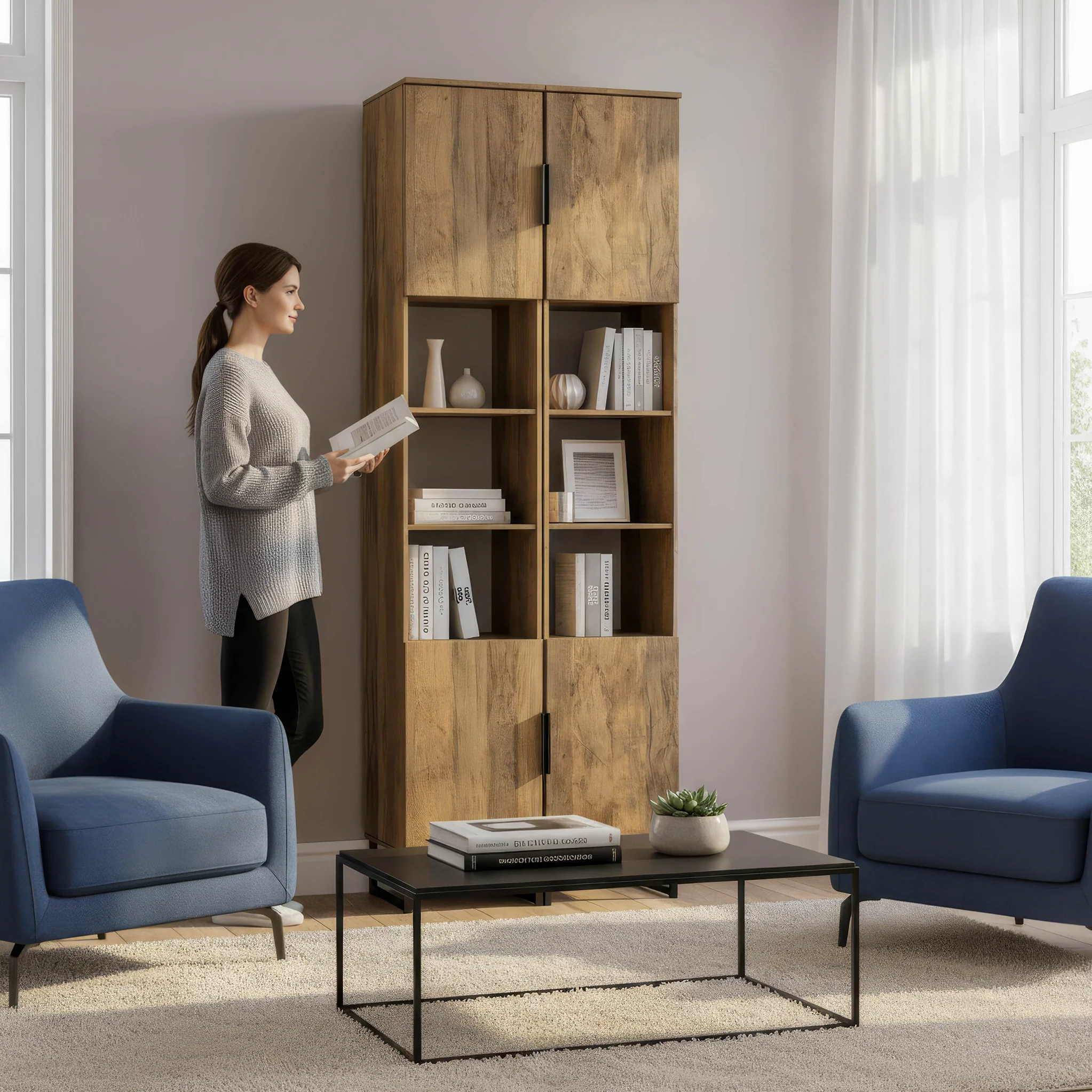 Ashbourne Tall Storage Cabinet - Image 50