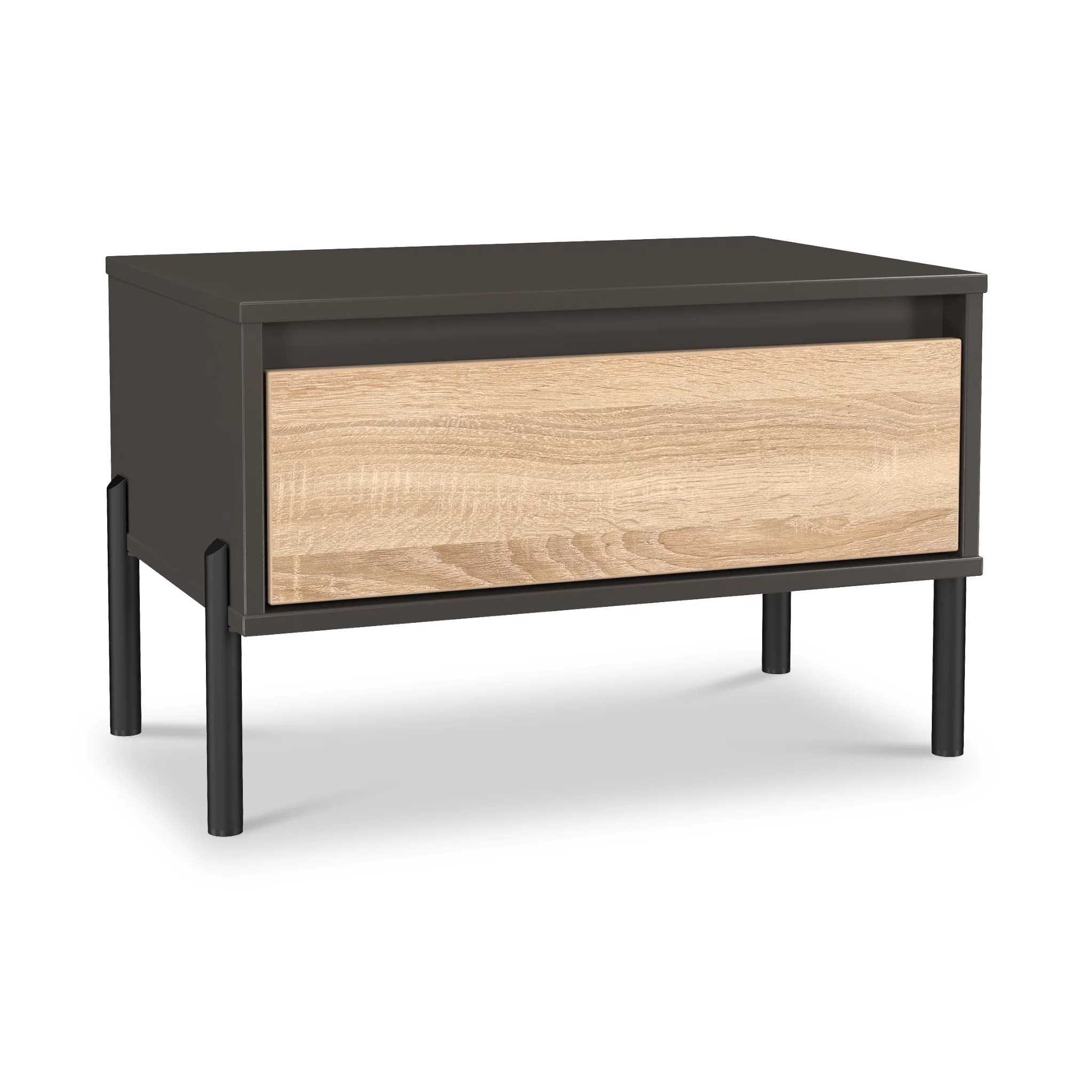 Axton 1 Drawer Wide Bedside Table - Image 13