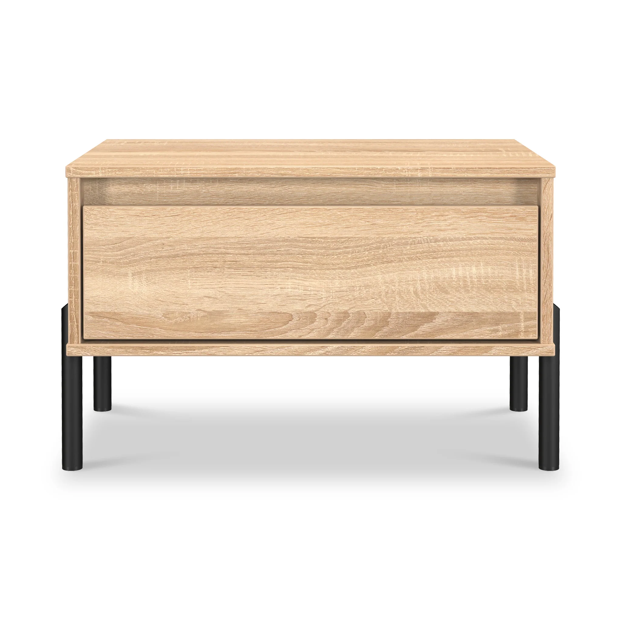 Axton 1 Drawer Wide Bedside Table - Image 3