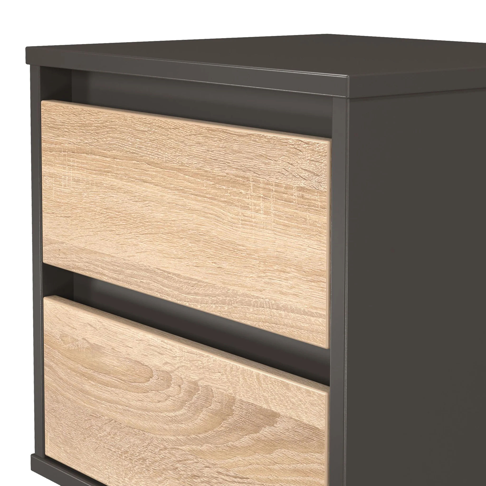 Axton 2 Drawer Bedside Table - Image 16