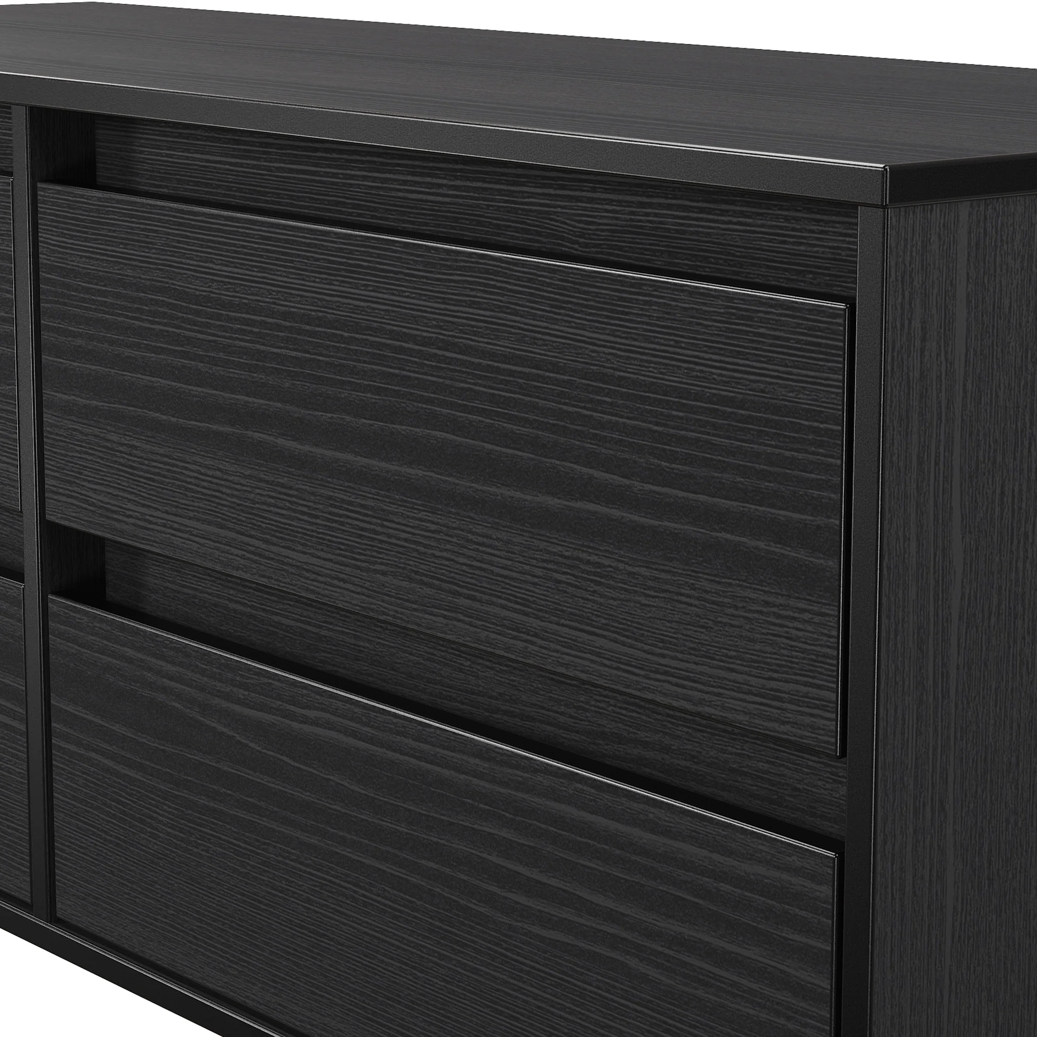 Axton 4 Drawer Low Storage Unit - Image 10