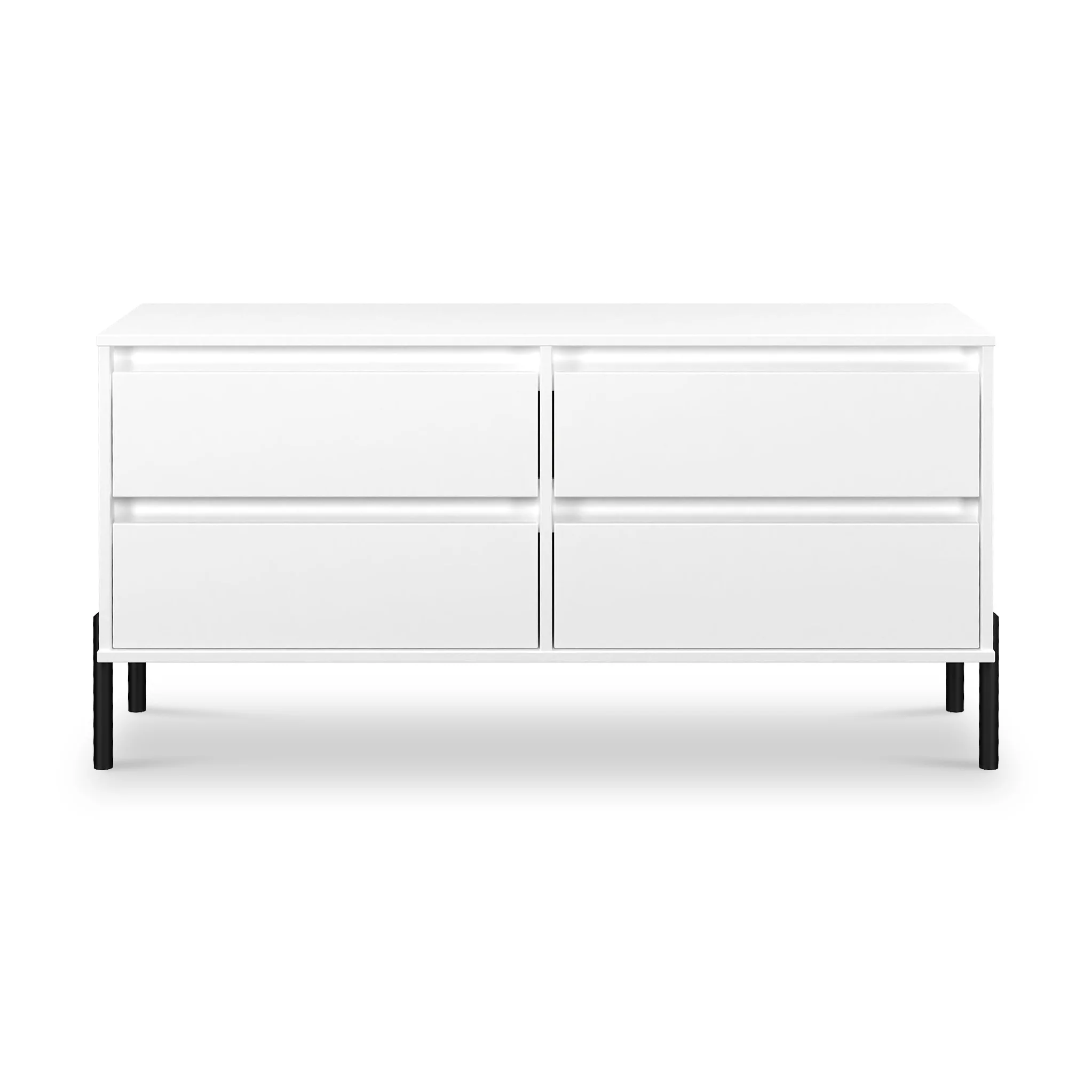 Axton 4 Drawer Low Storage Unit - Image 21