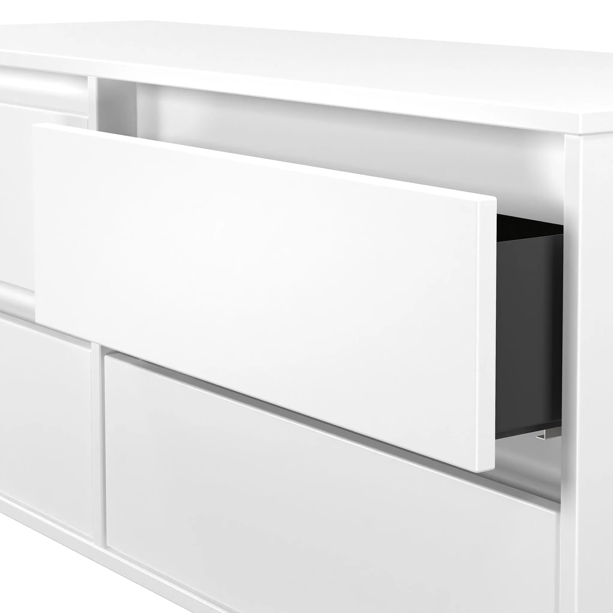 Axton 4 Drawer Low Storage Unit - Image 23