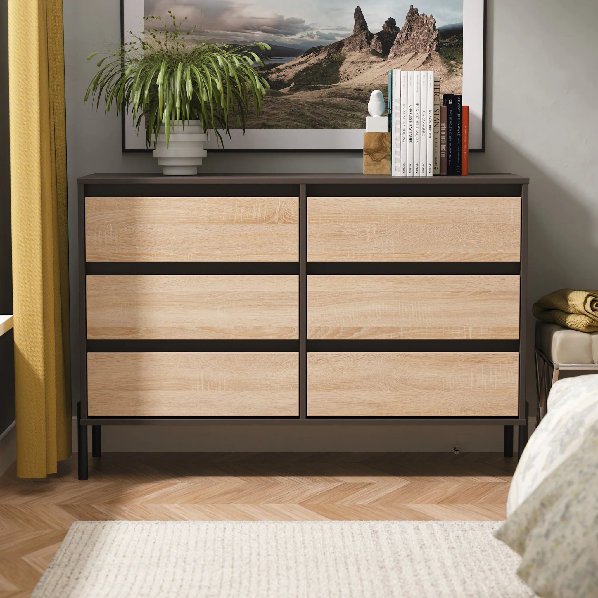 Axton 6 Drawer Chest - Image 2
