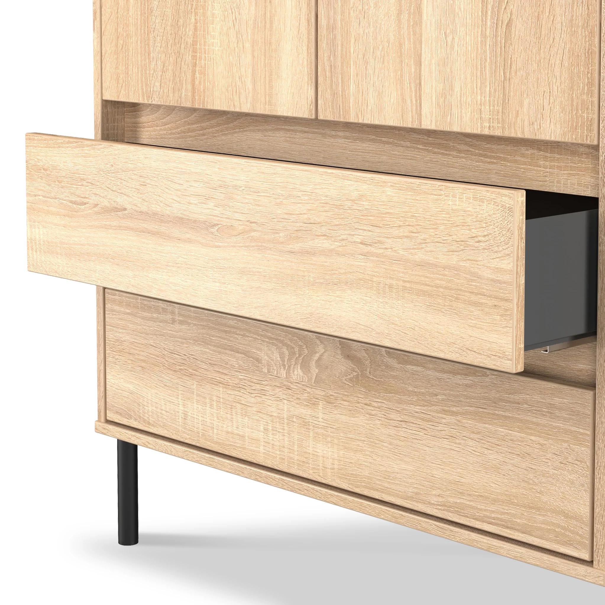 Axton Double Wardrobe & 2 Drawers - Image 6