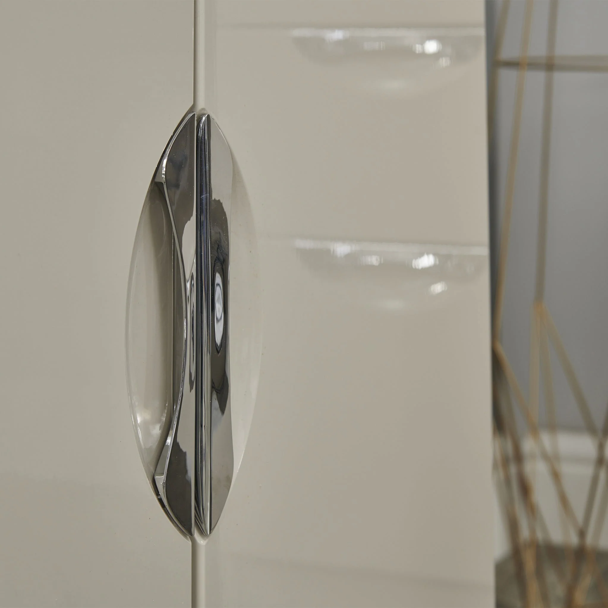 Beckett Gloss 2 Door Wardrobe - Image 3