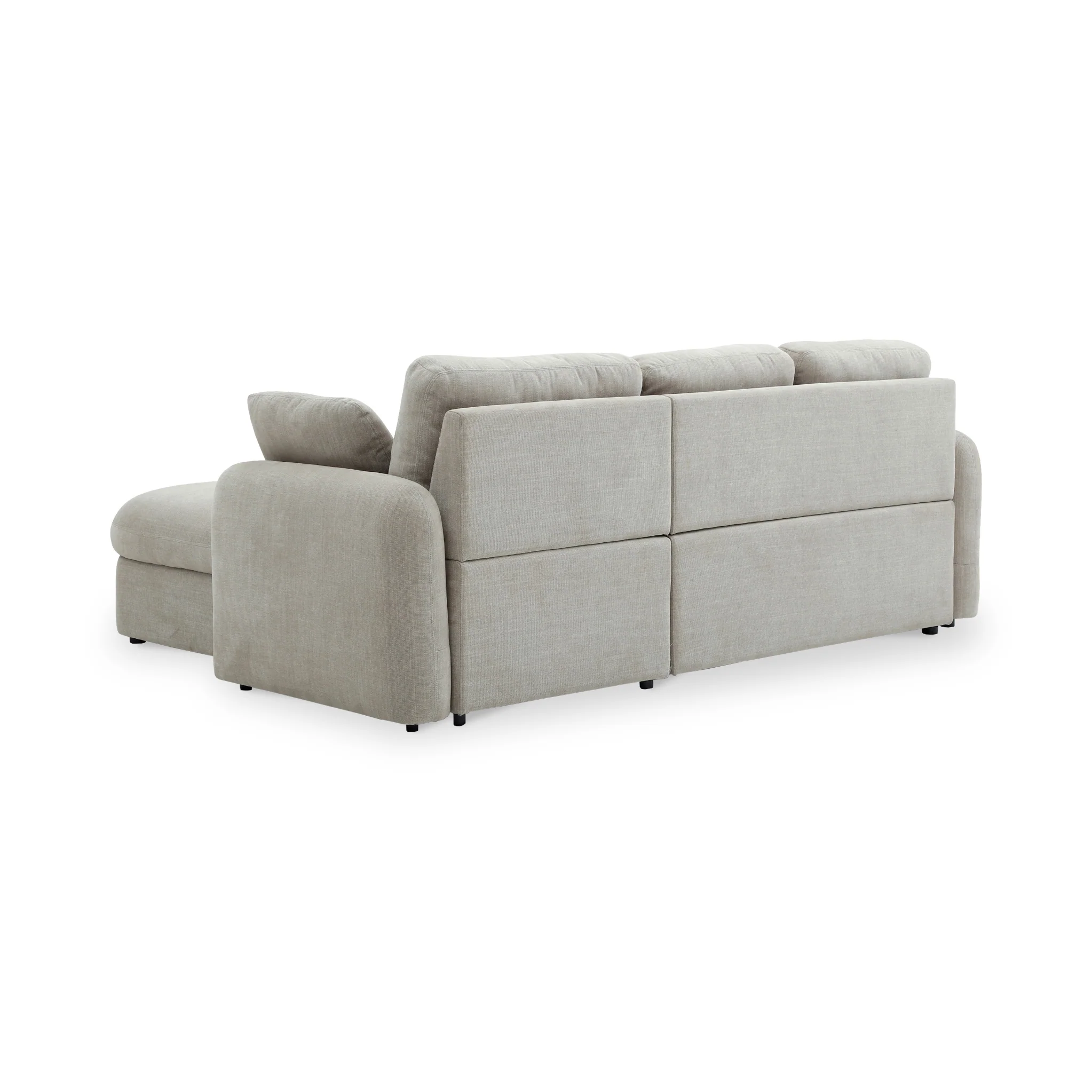 Belvere Curved Corner 3 Seater Sofa Bed - Image 37