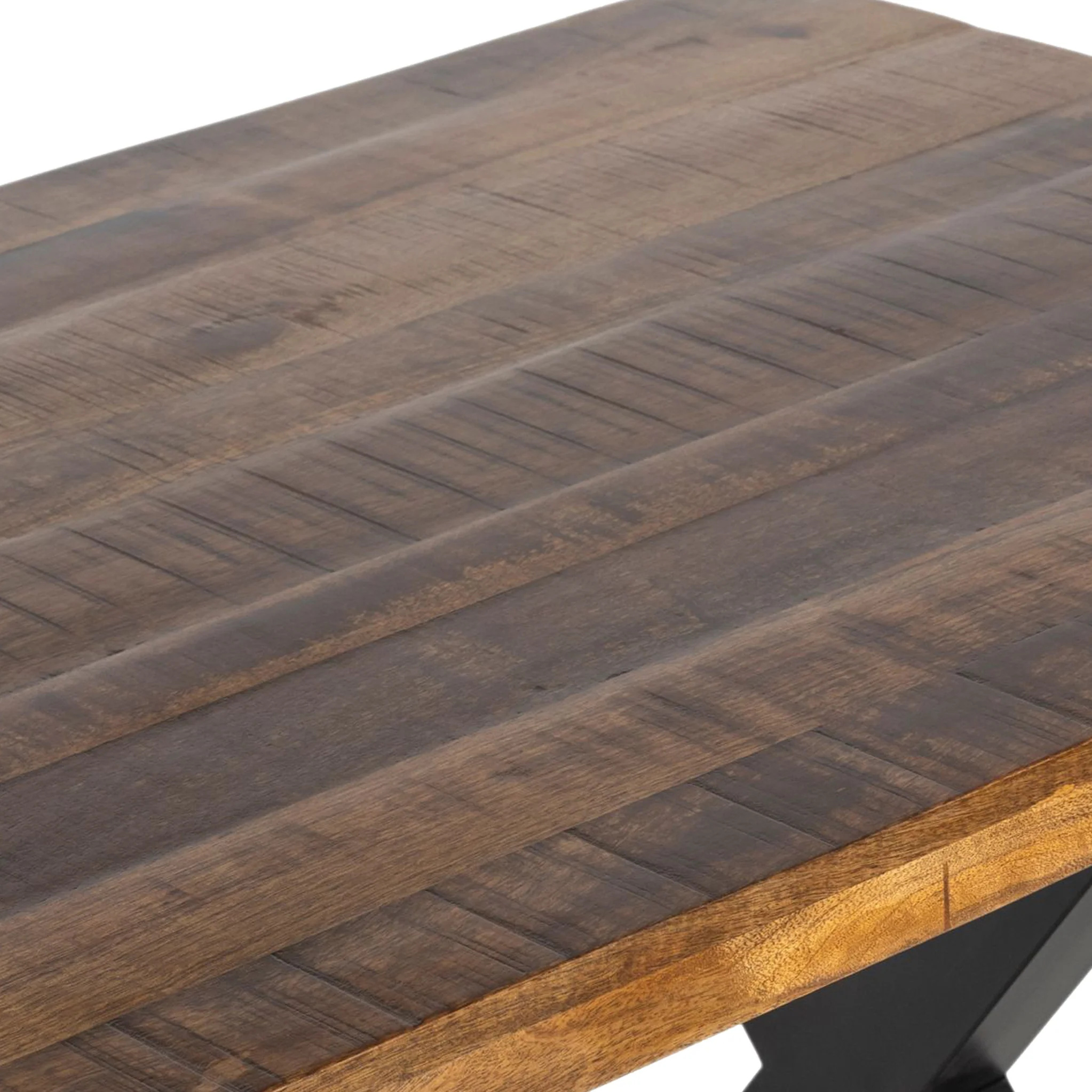 Benjin 220cm Mango Wood Dining Table - Image 7