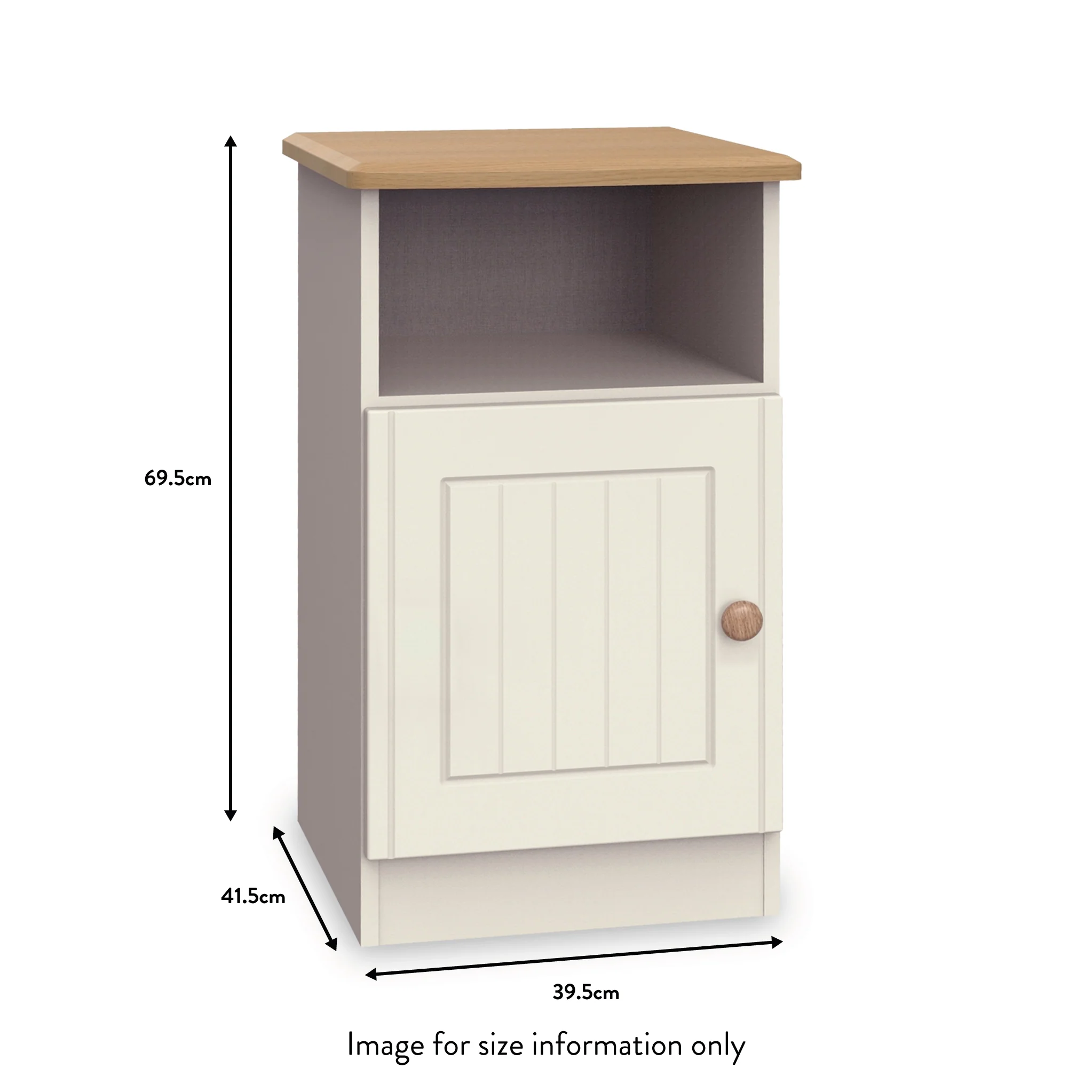 Brixham Cream 3 Piece Bedroom Set - Image 10