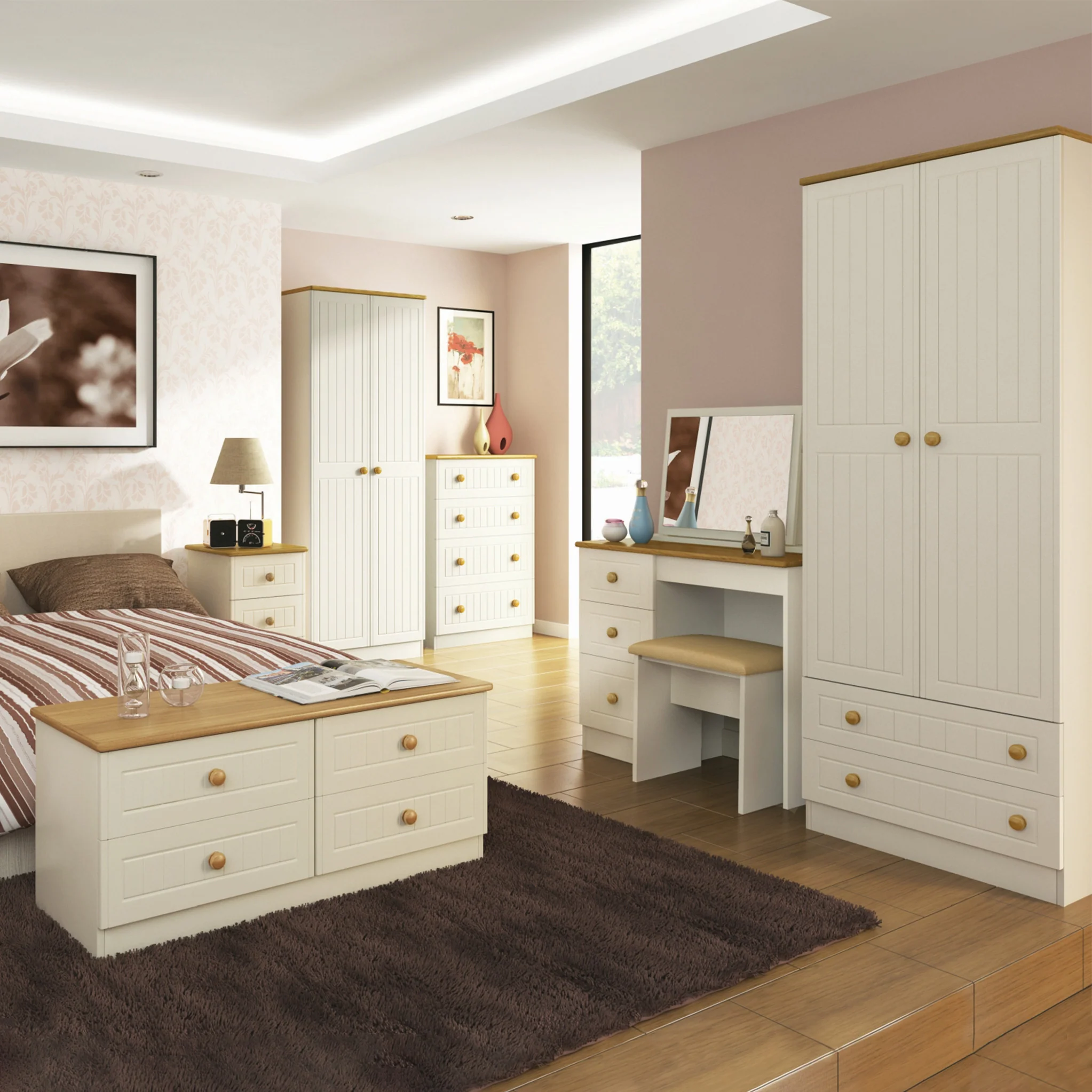 Brixham Cream 4 Drawer Deep Chest - Image 4