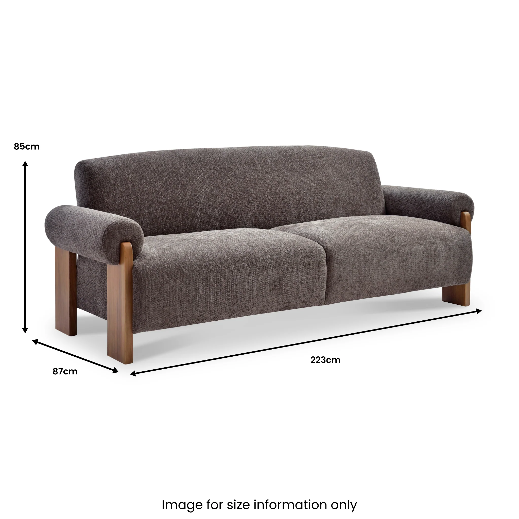 Calix 3 Seater Sofa Bed - Image 31