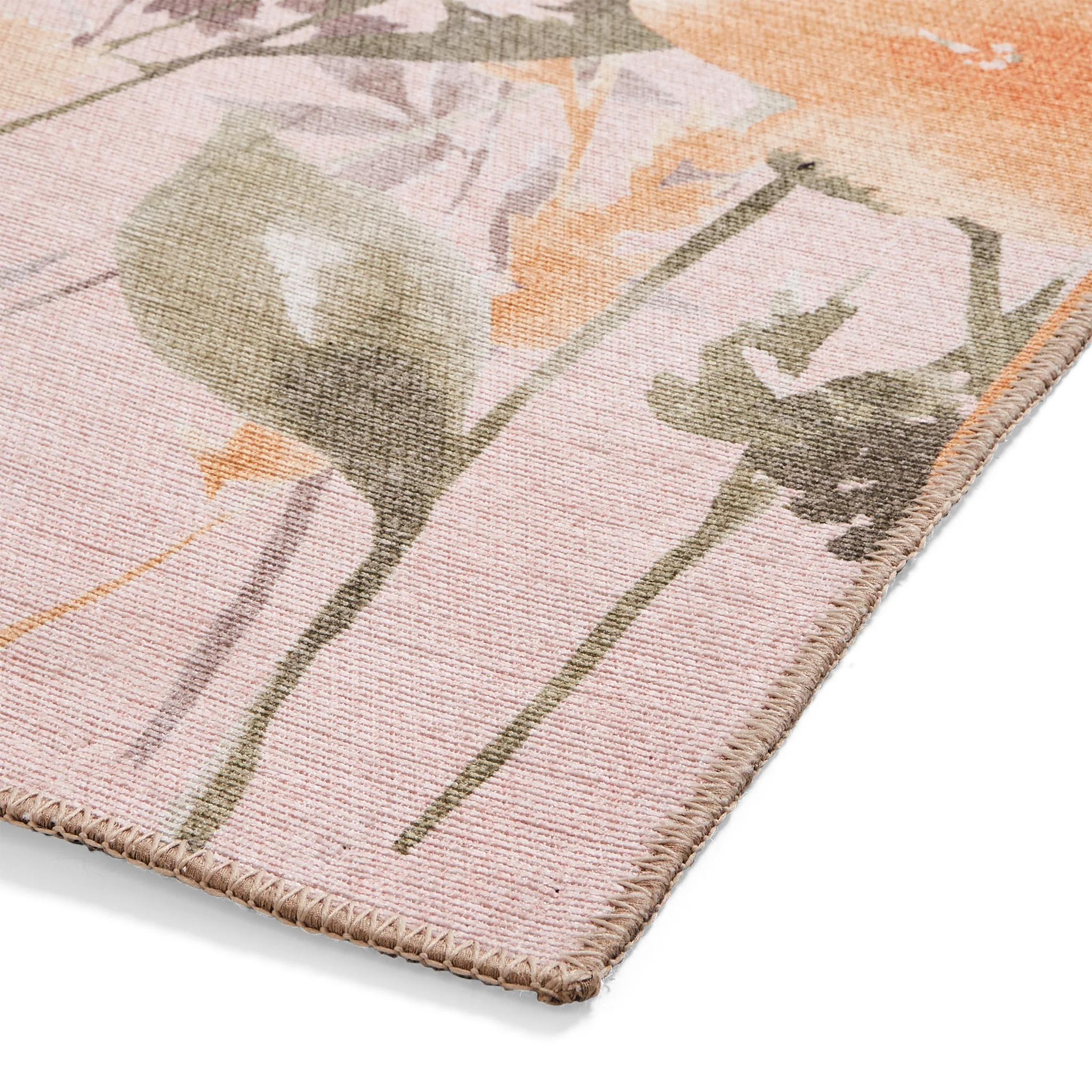 Country Floral Washable Rug - Image 29