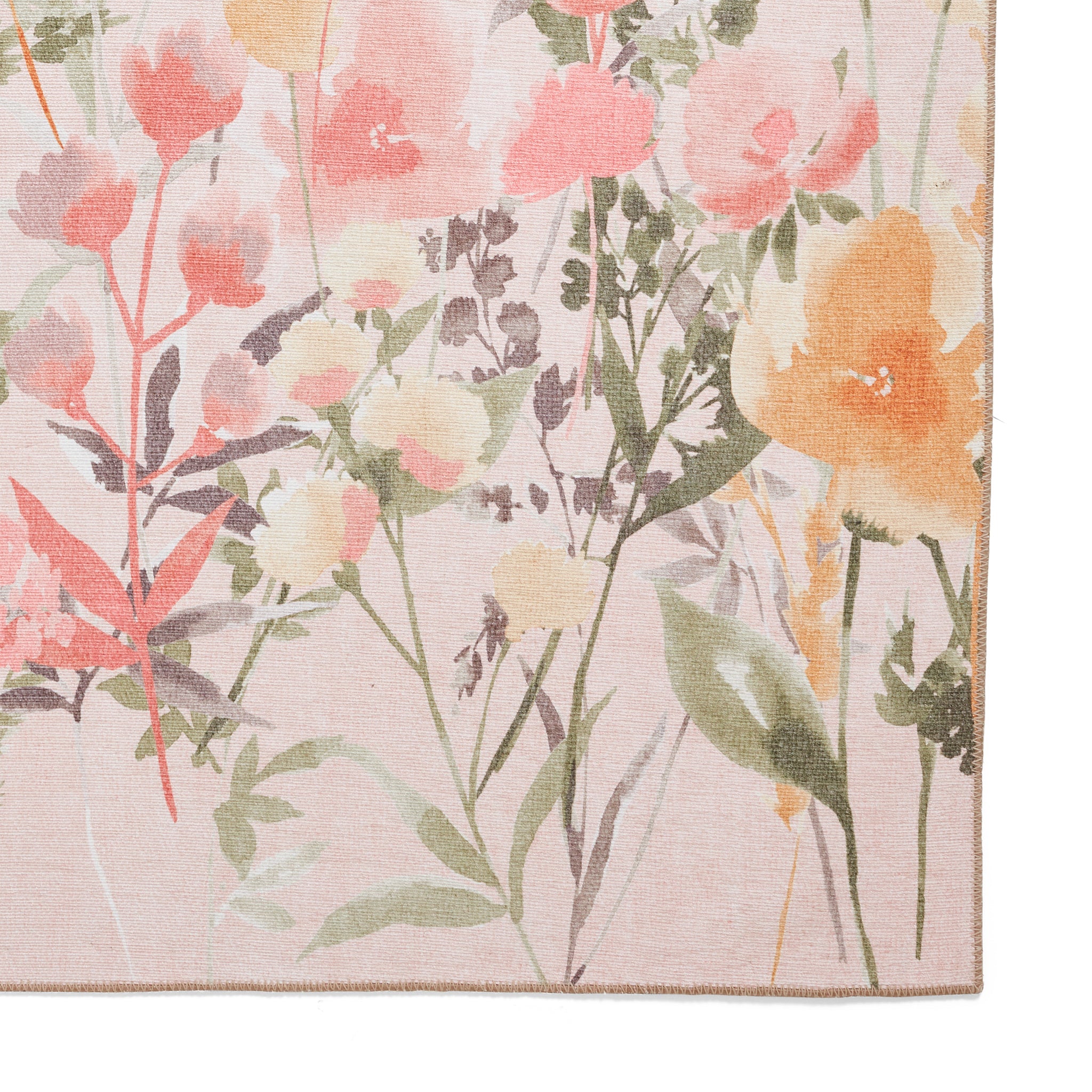 Country Floral Washable Rug - Image 30