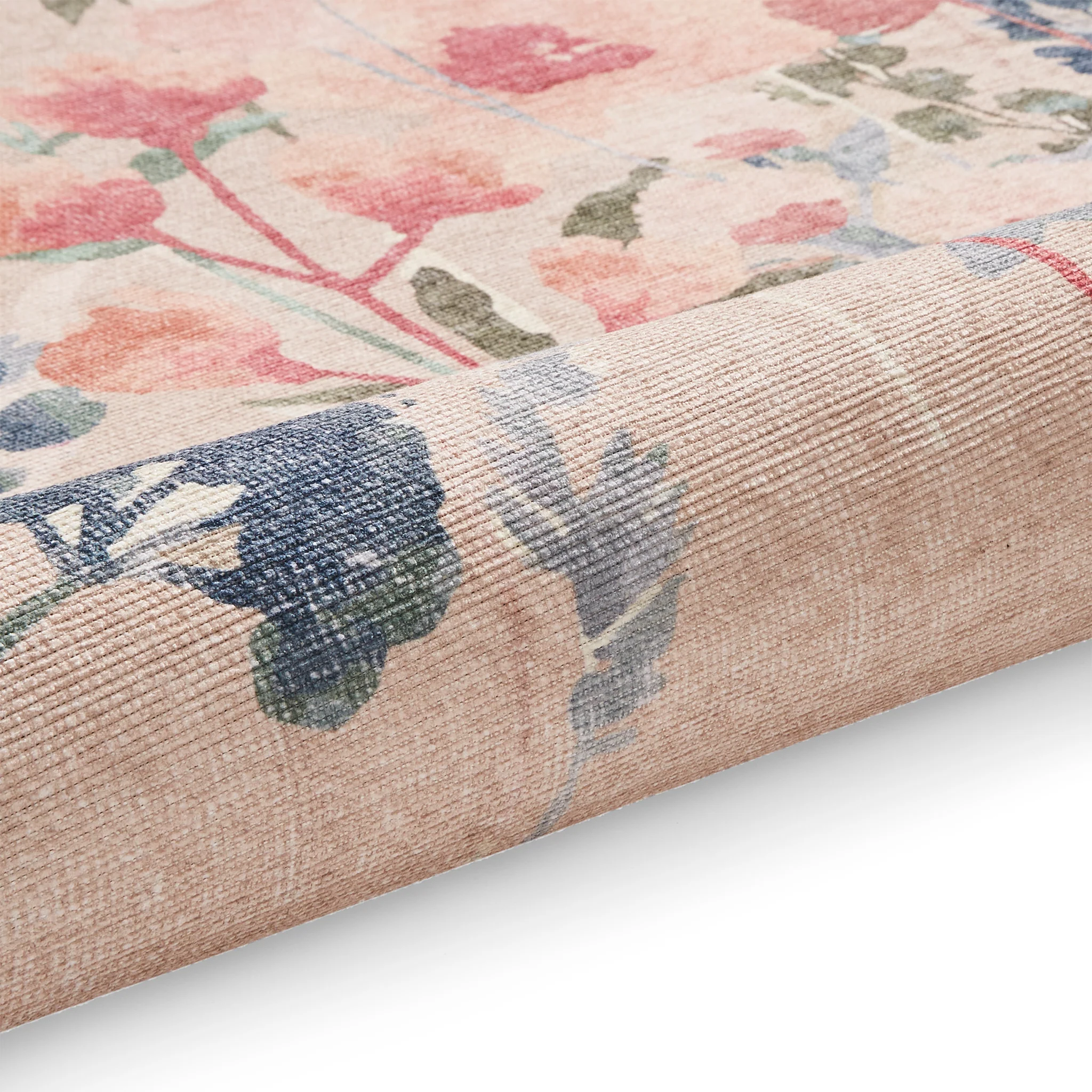 Country Floral Washable Rug - Image 37
