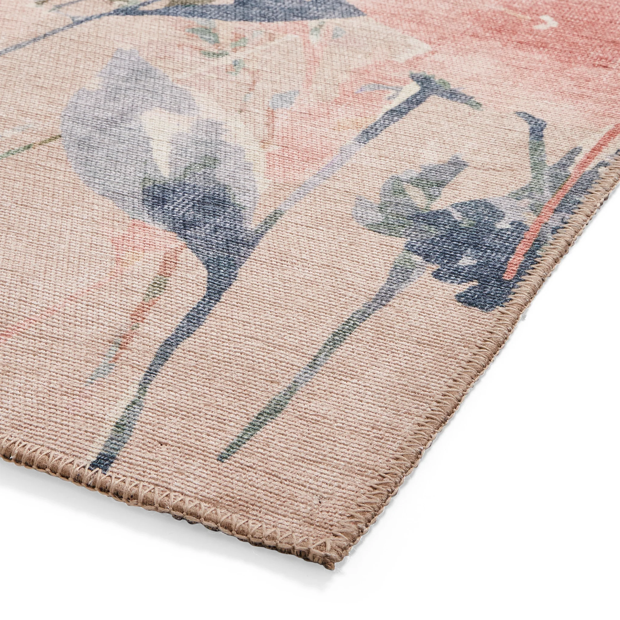 Country Floral Washable Rug - Image 38