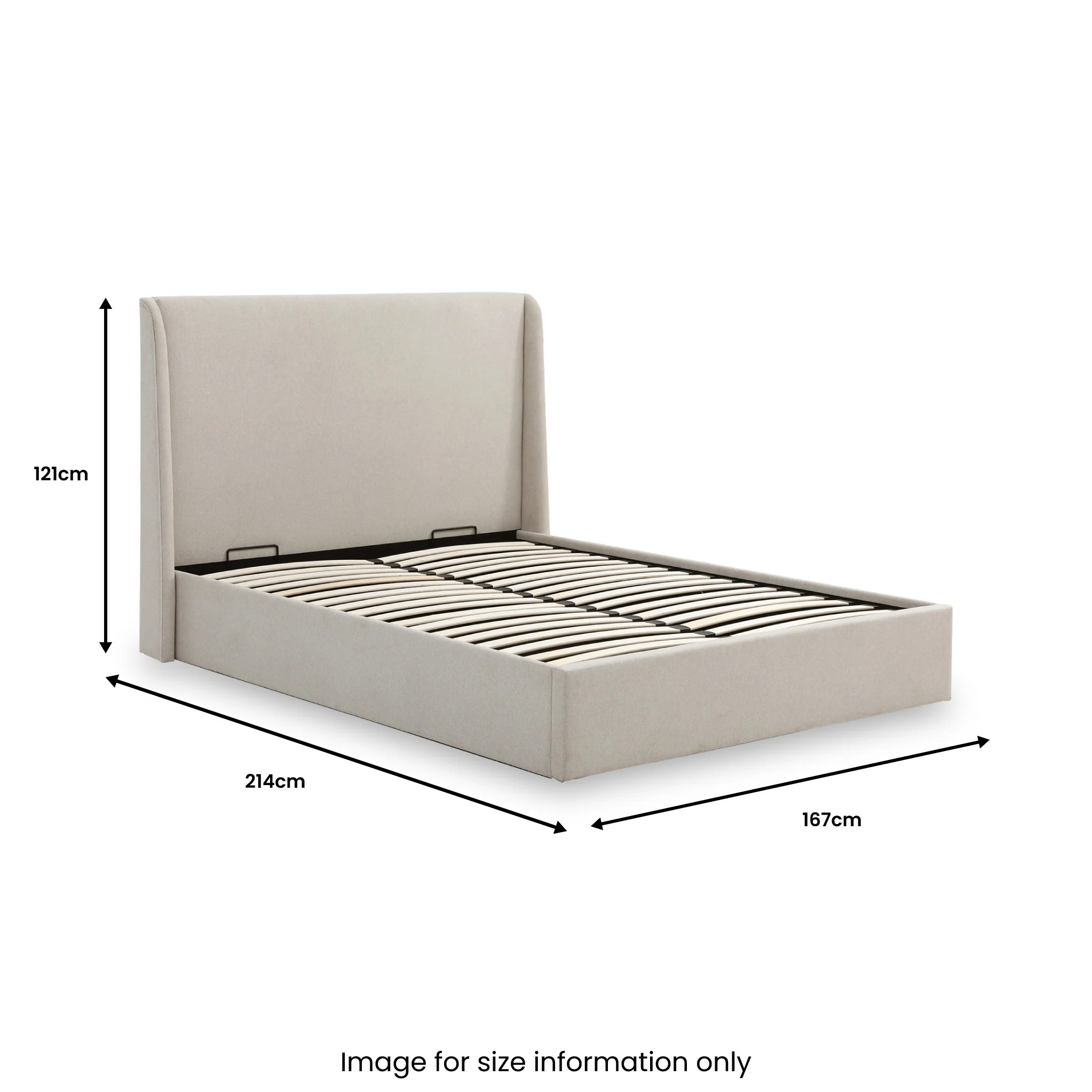 Deacon Multilift Chenille Ottoman Bed - Image 18