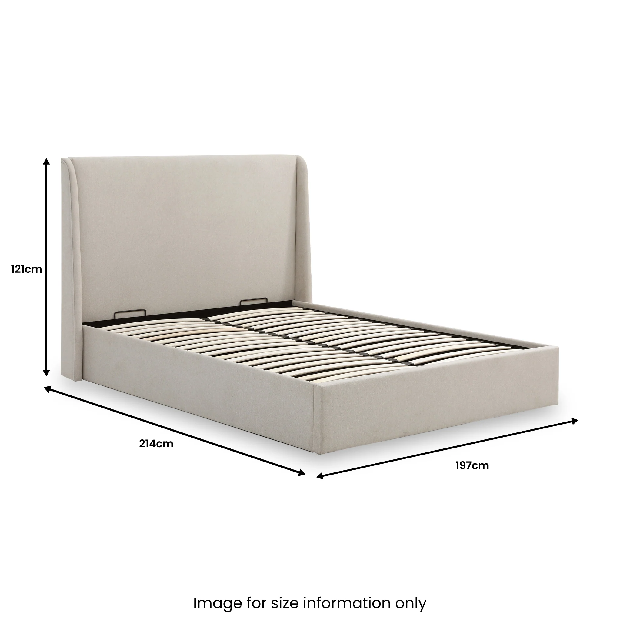Deacon Multilift Chenille Ottoman Bed - Image 19