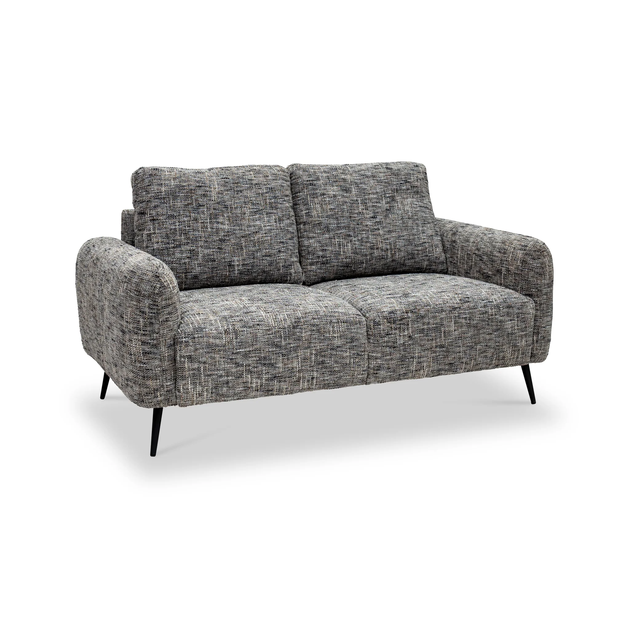 Delphine Multi-tonal Fabric 2 Seater Sofa - Image 3