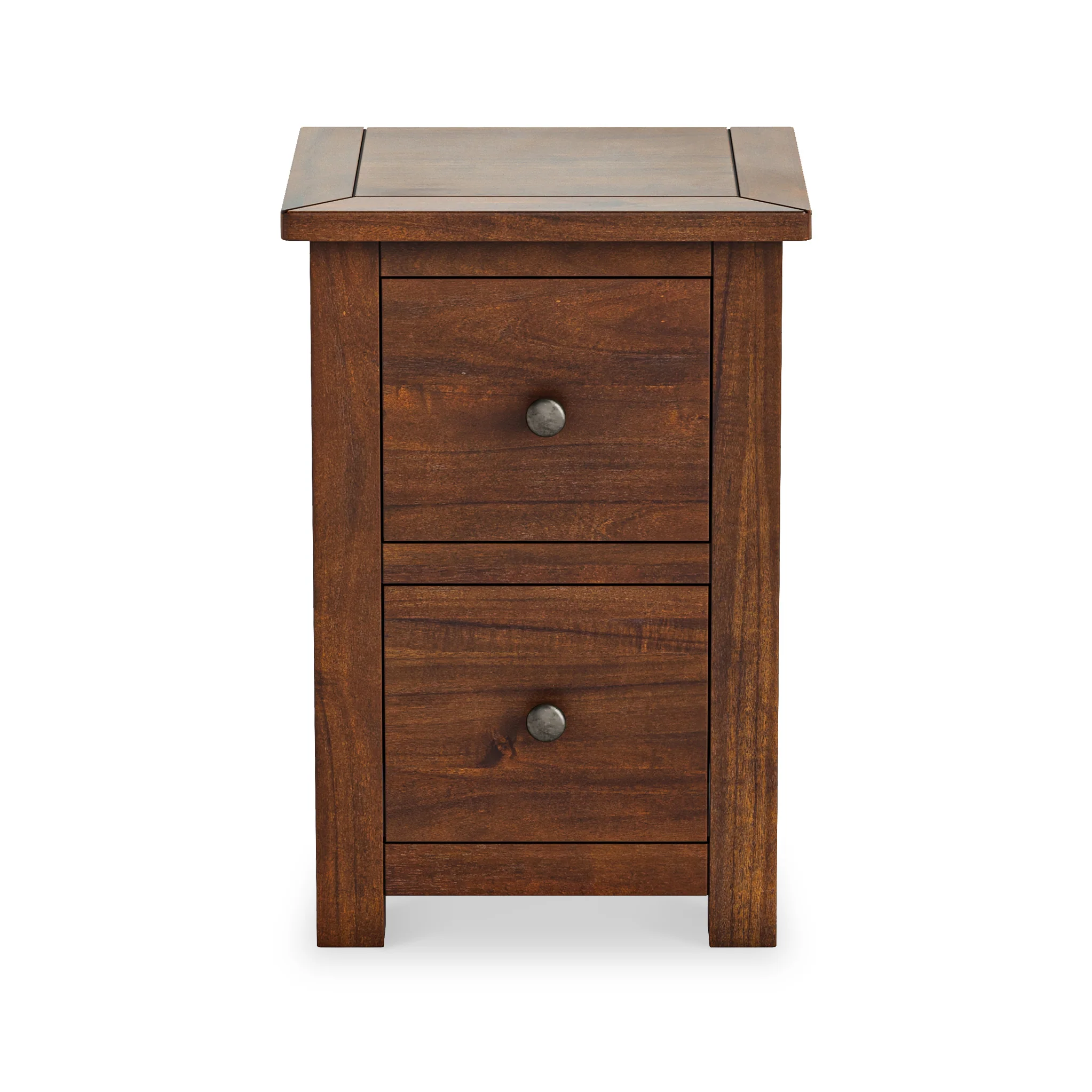 Duchy Acacia 2 Drawer Bedside Table - Image 3