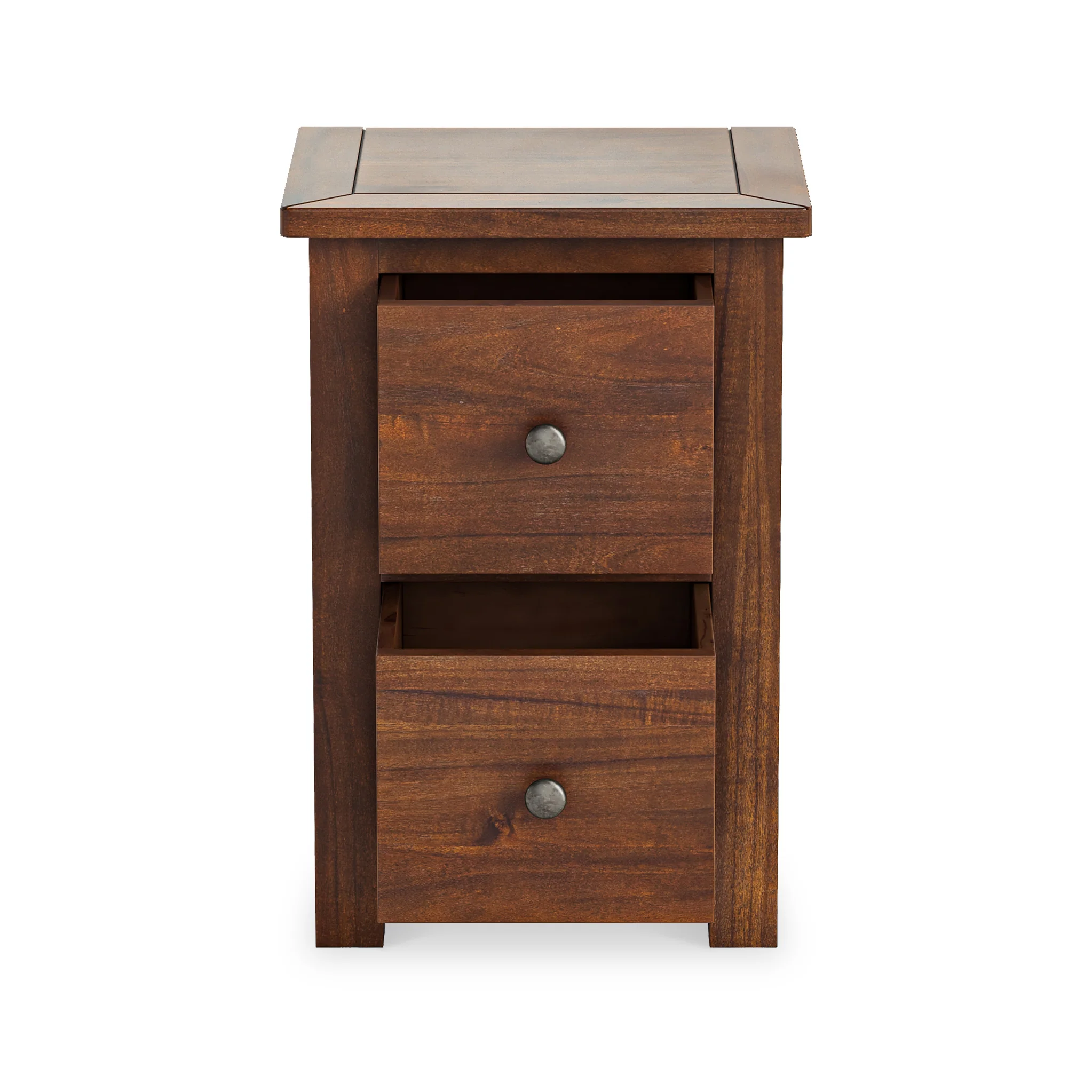 Duchy Acacia 2 Drawer Bedside Table - Image 5