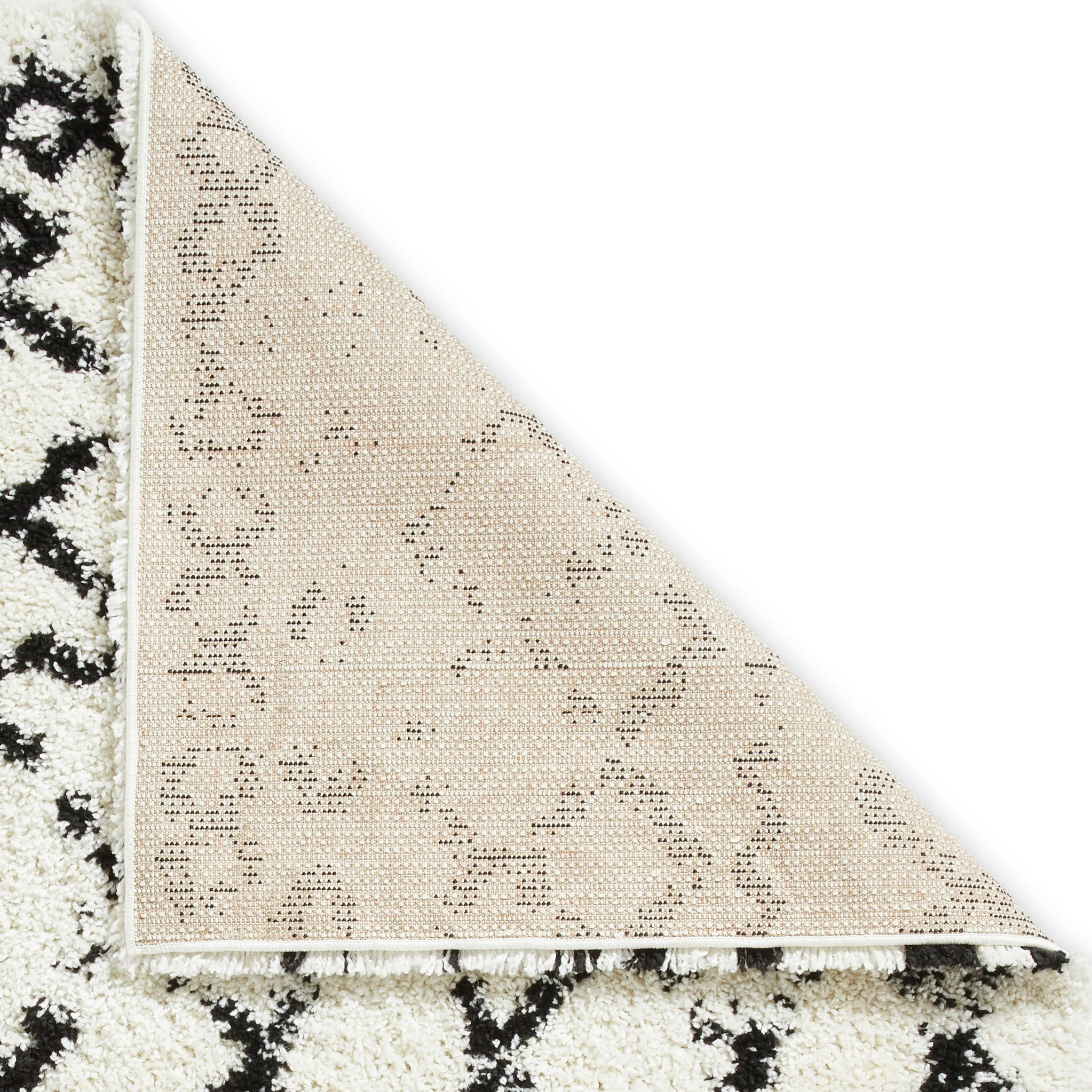 Durham Berber Abstract Shaggy Rug - Image 5