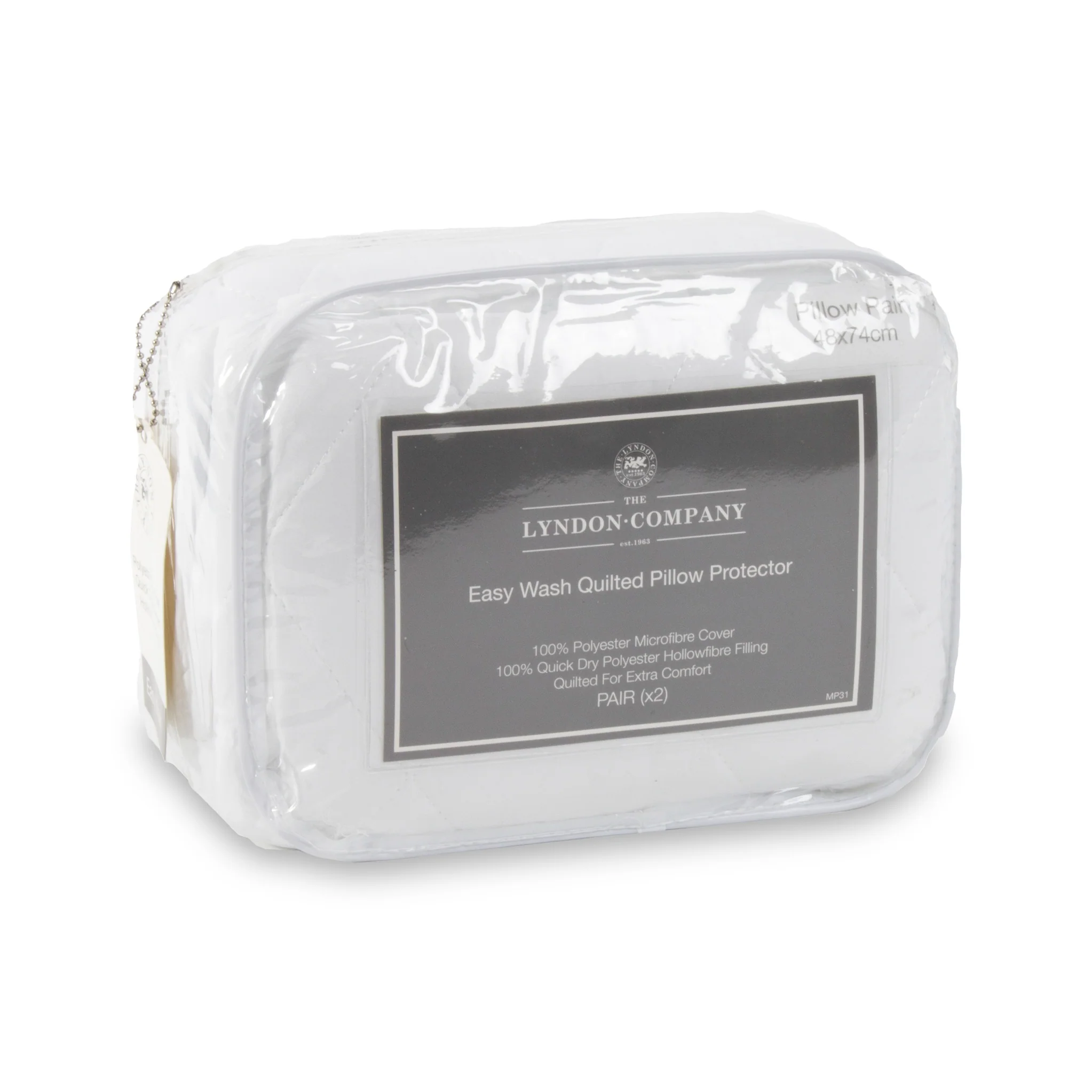 Easy Wash Pillow Protector Pair