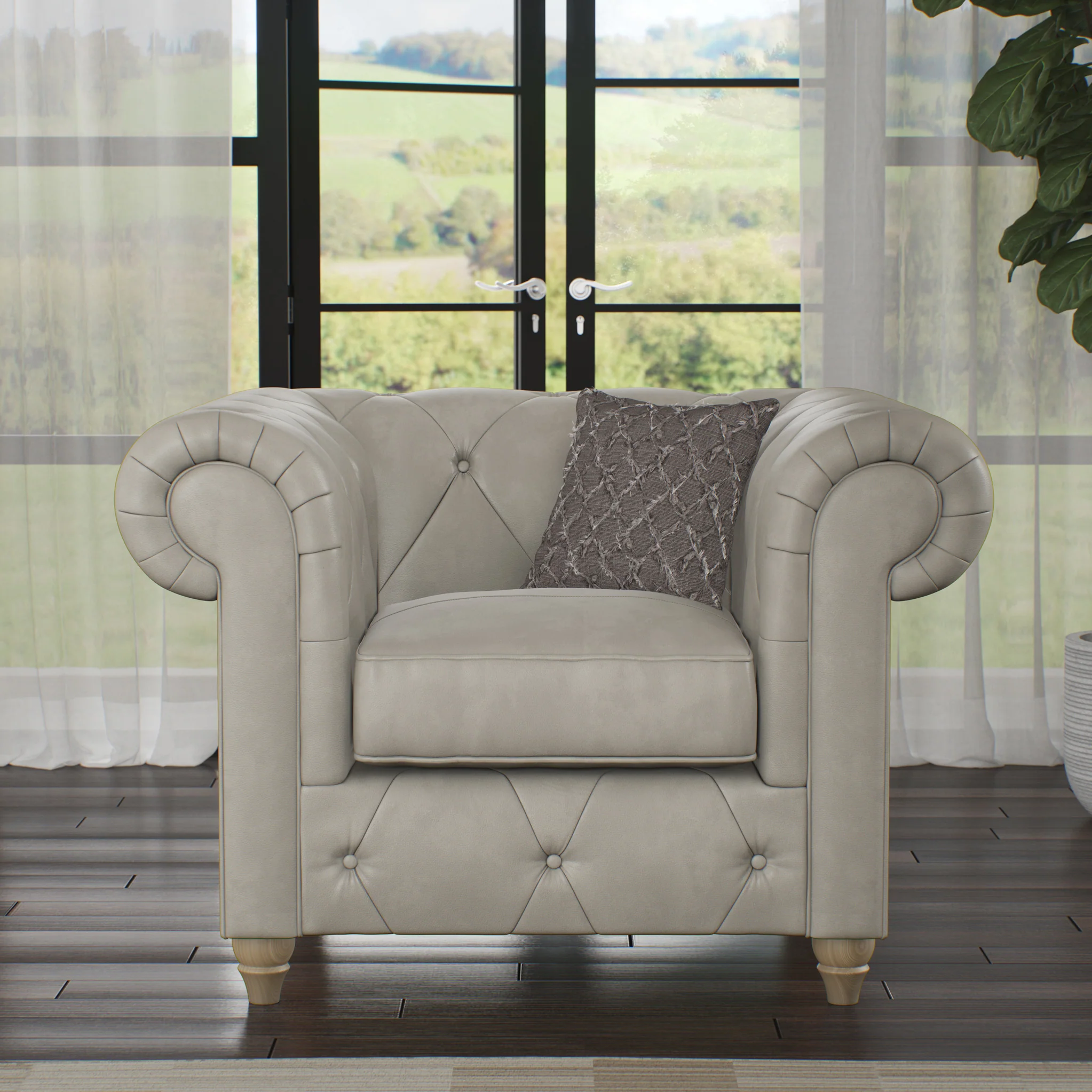 Everett Leather Armchair - Image 57