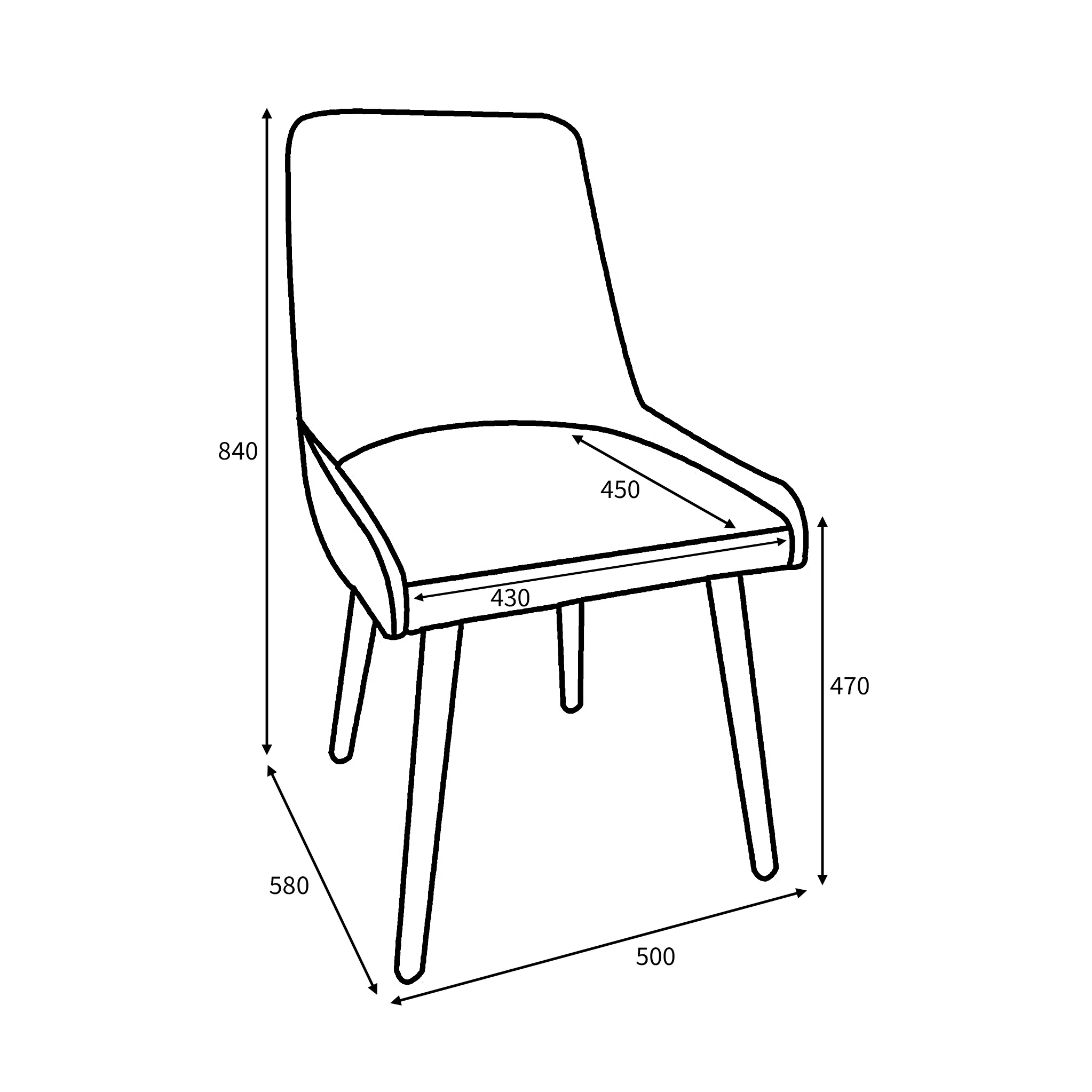 Kensa Dining Chair - Image 7