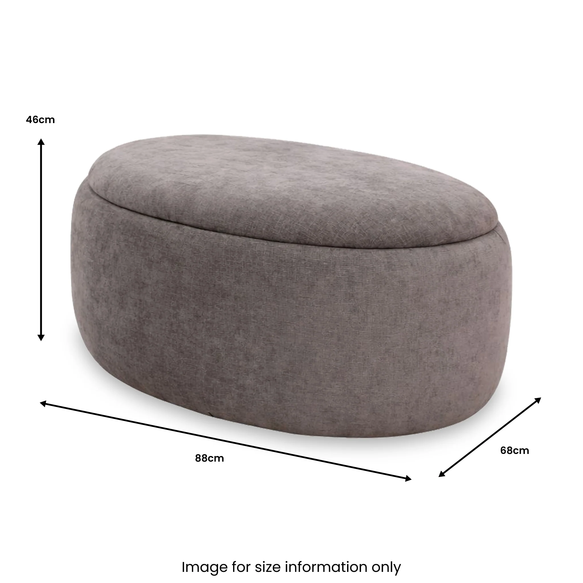 Kensal Large Storage Ottoman - Image 7