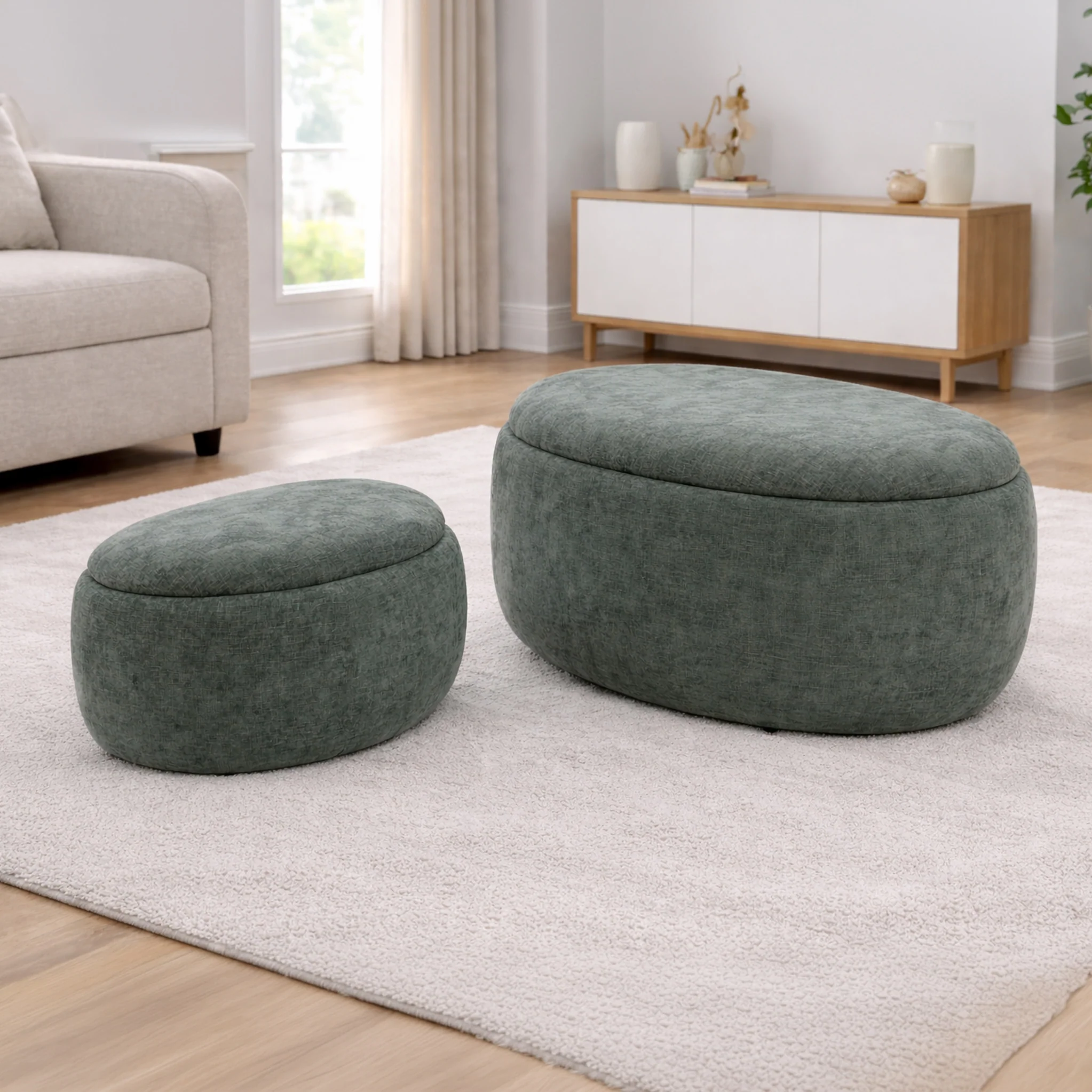 Kensal Small Storage Ottoman - Image 4