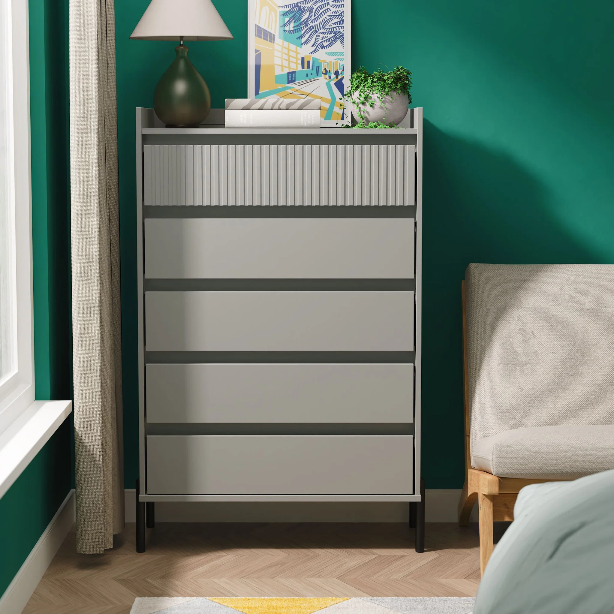 Kenton 5 Drawer Chest - Image 2