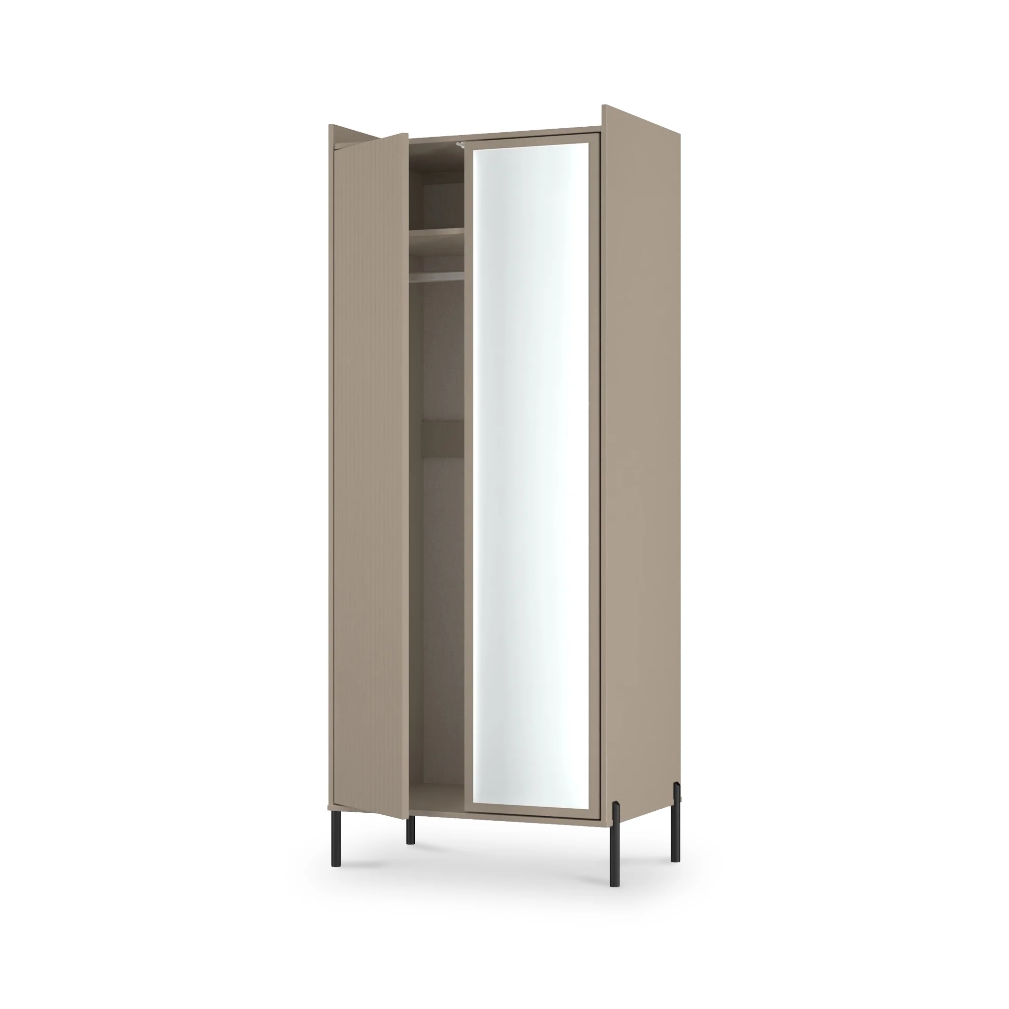 Kenton Double Mirrored Wardrobe - Image 18