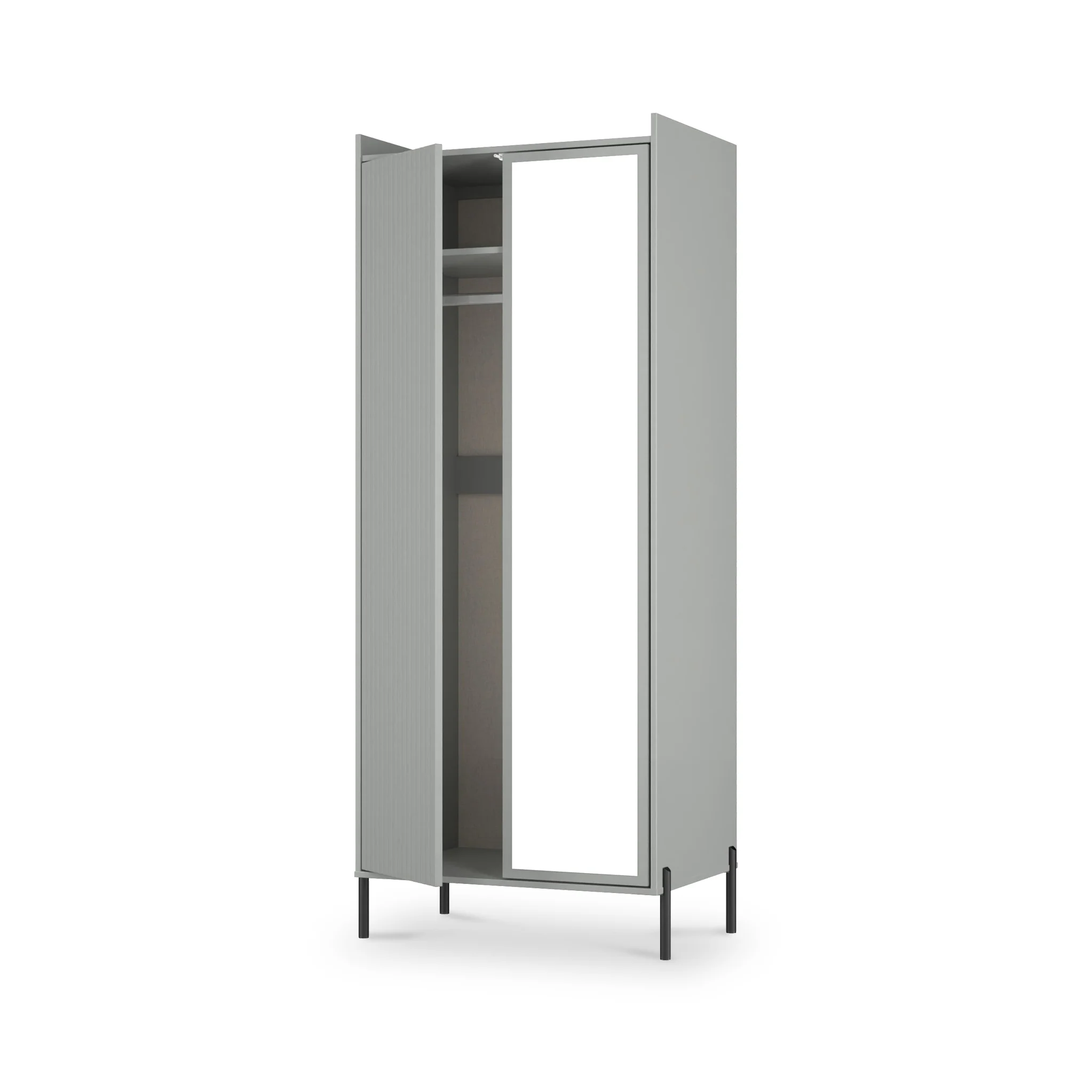 Kenton Double Mirrored Wardrobe - Image 4