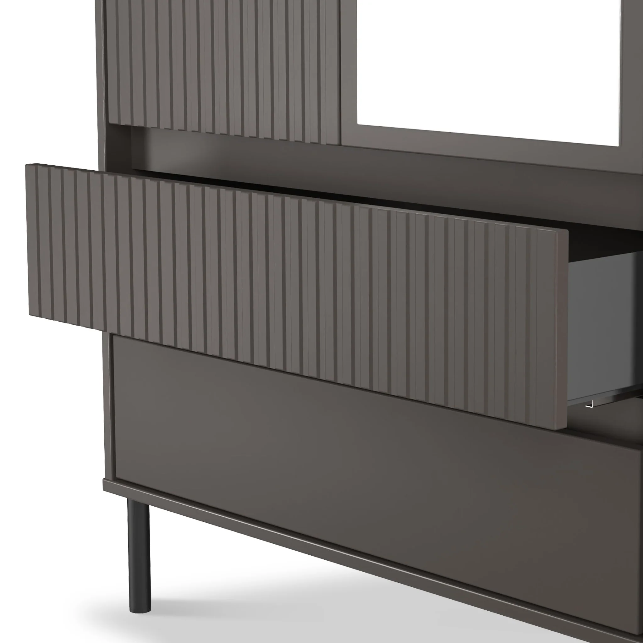 Kenton Double Mirrored Wardrobe With Drawers - Image 16