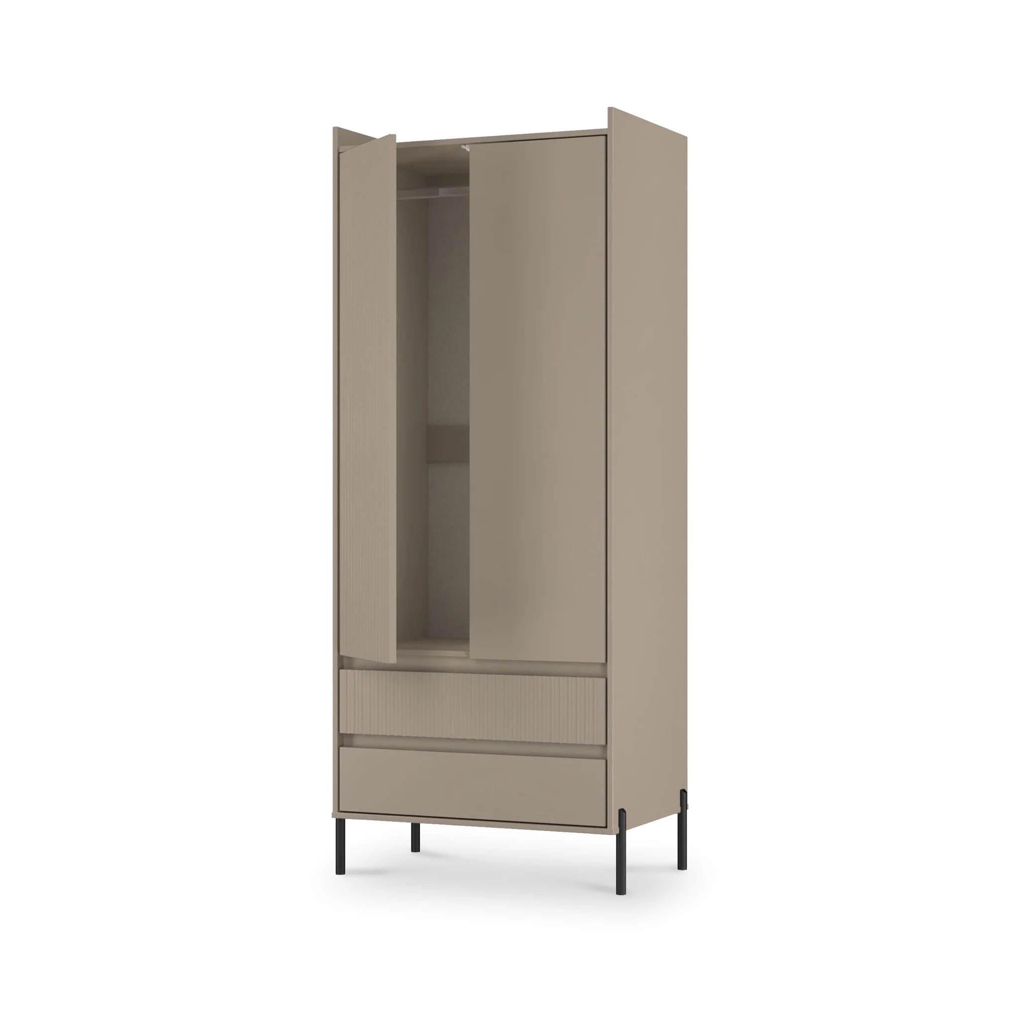 Kenton Double Wardrobe With Drawers - Image 20
