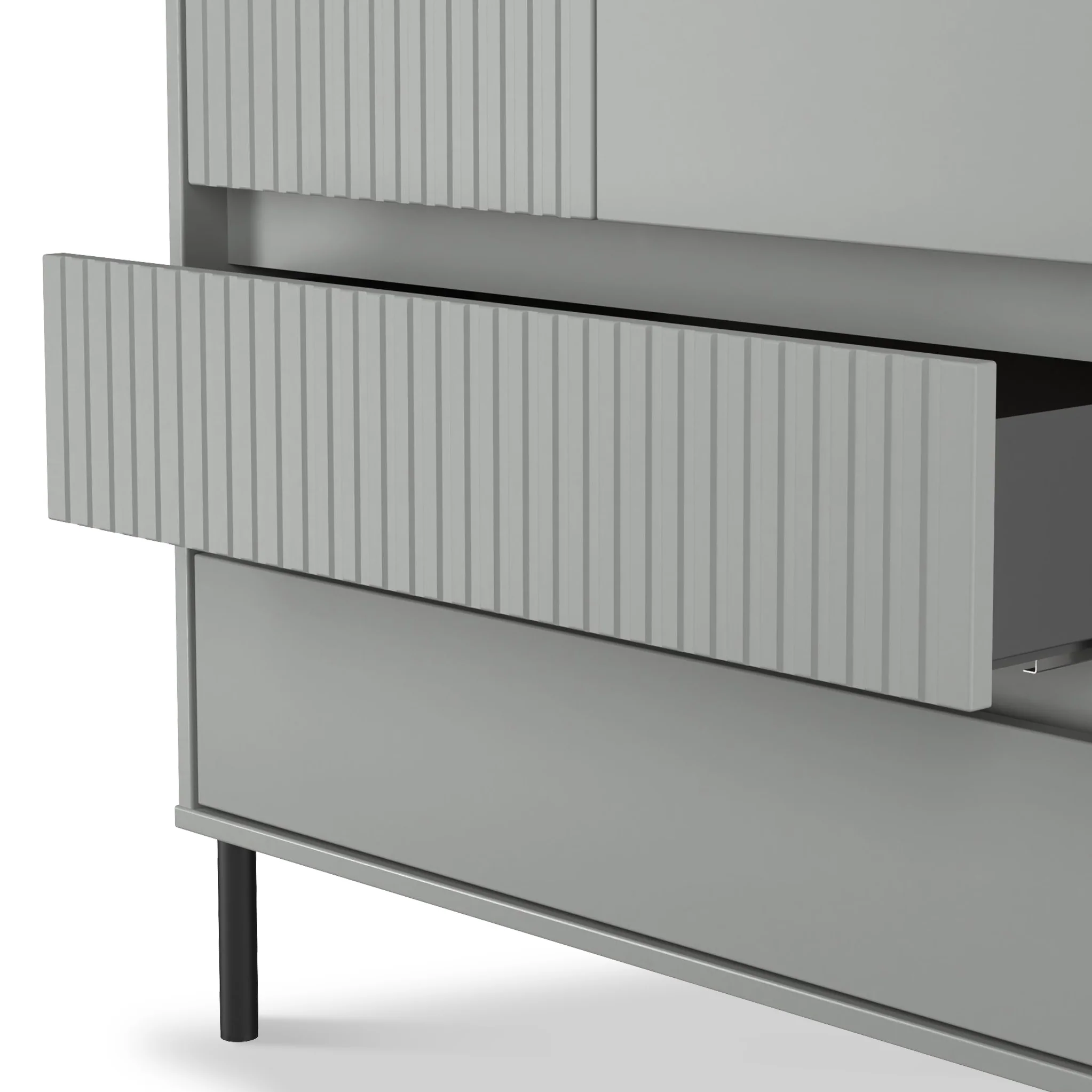 Kenton Double Wardrobe With Drawers - Image 8