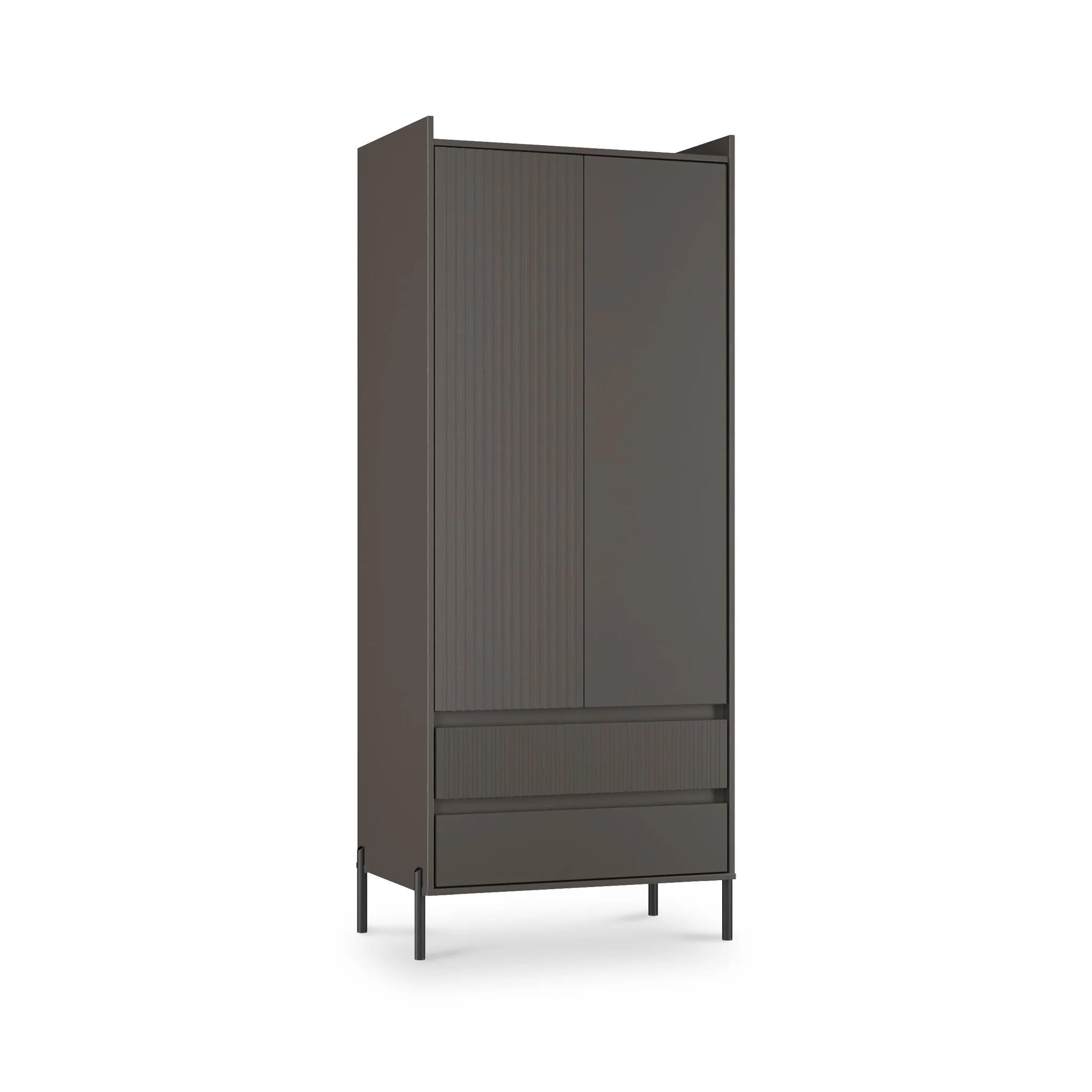 Kenton Double Wardrobe With Drawers - Image 9