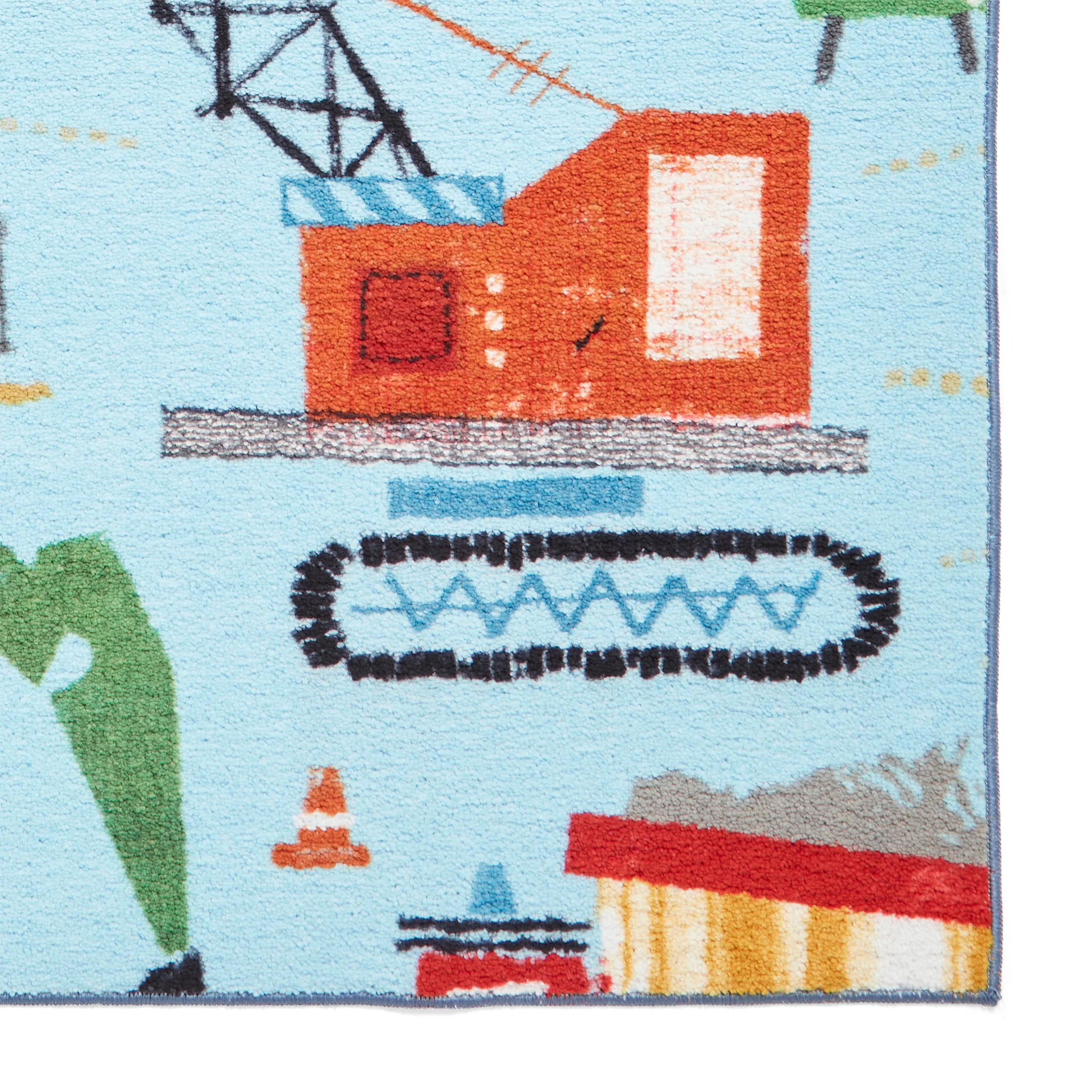 Kids Construction Washable Rug - Image 6